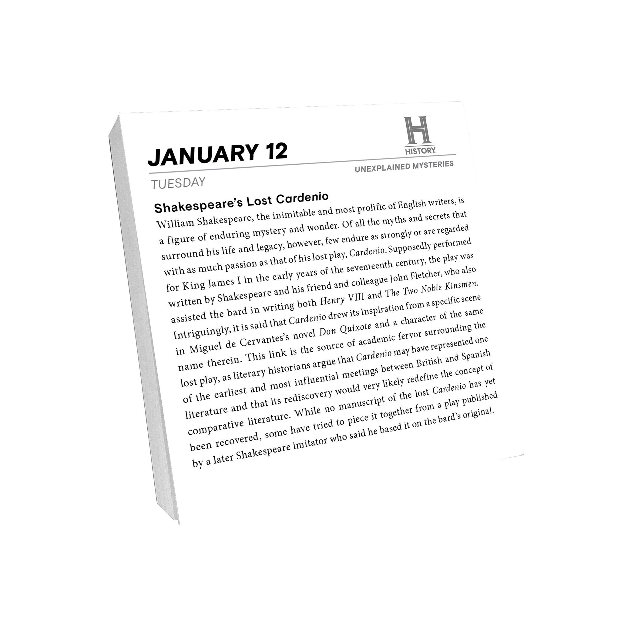 Unexplained Mysteries 2027 Box Calendar