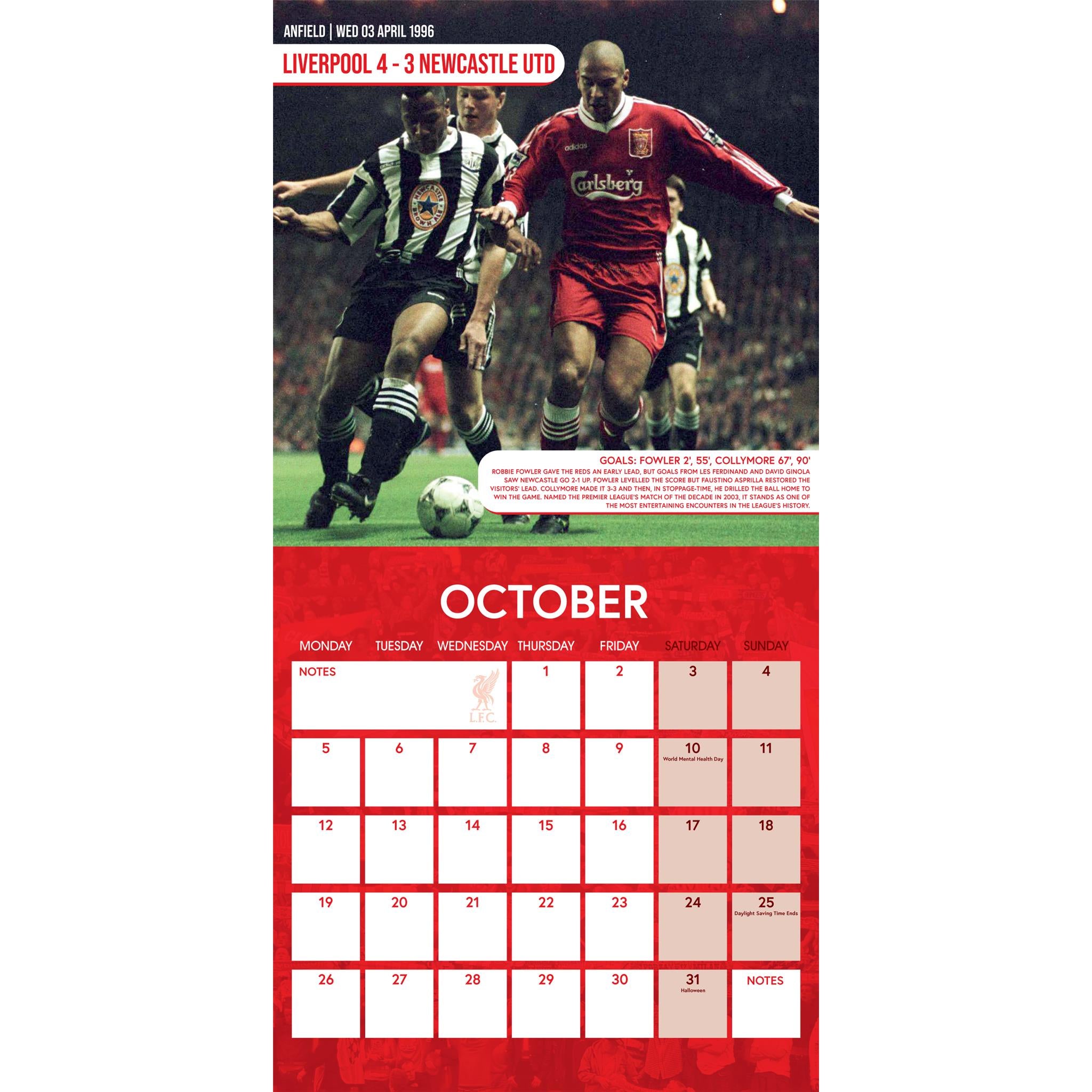 Liverpool 2026 Wall Calendar