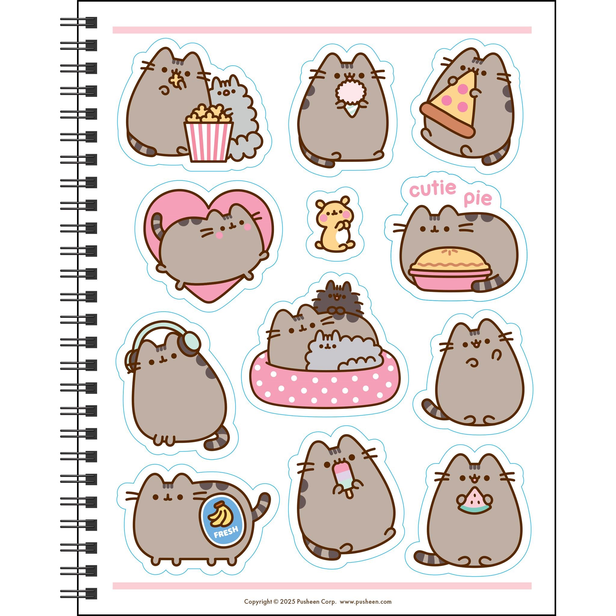 Calendrier des fiançailles de Pusheen pour 2025-2026
