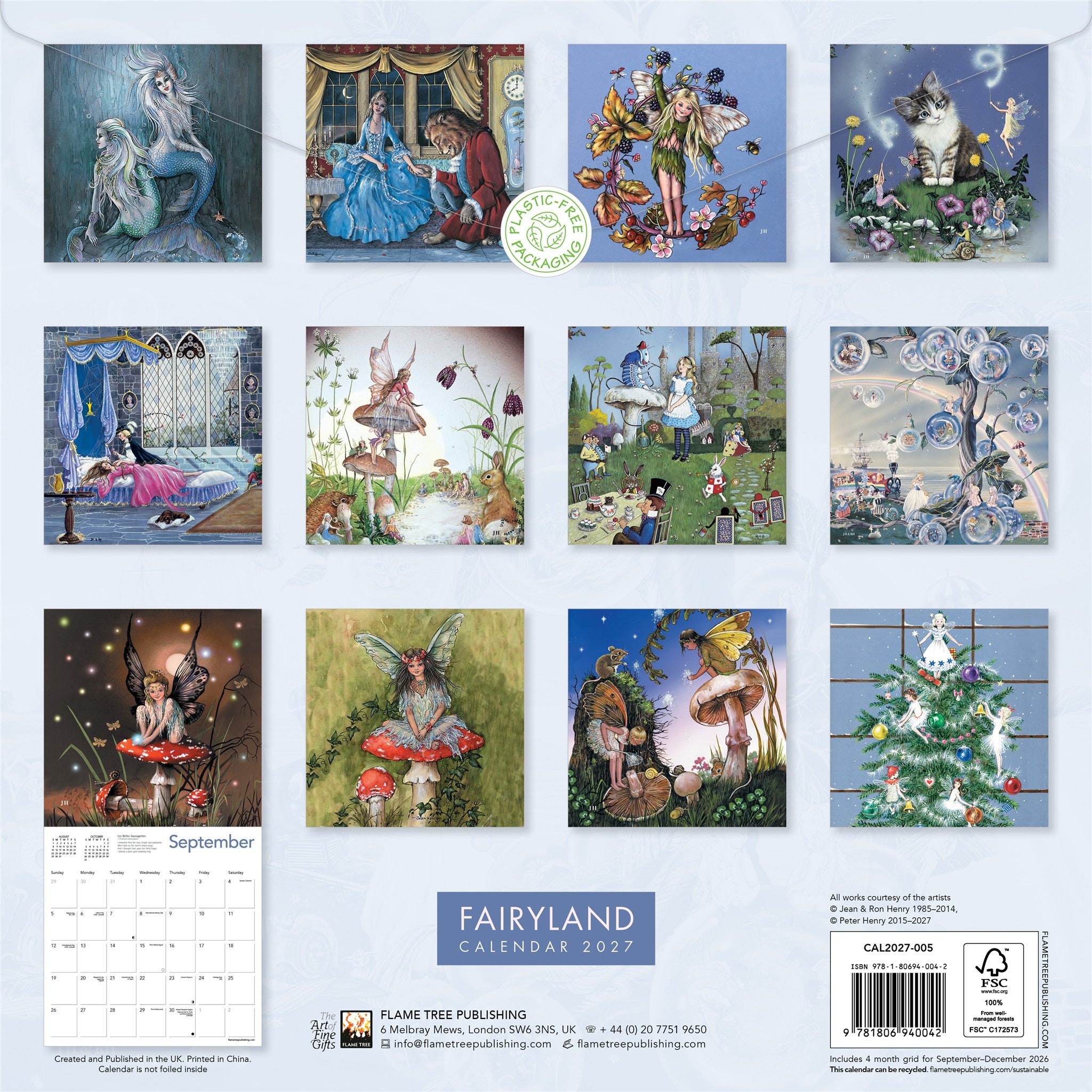 Fairyland 2027 Wall Calendar