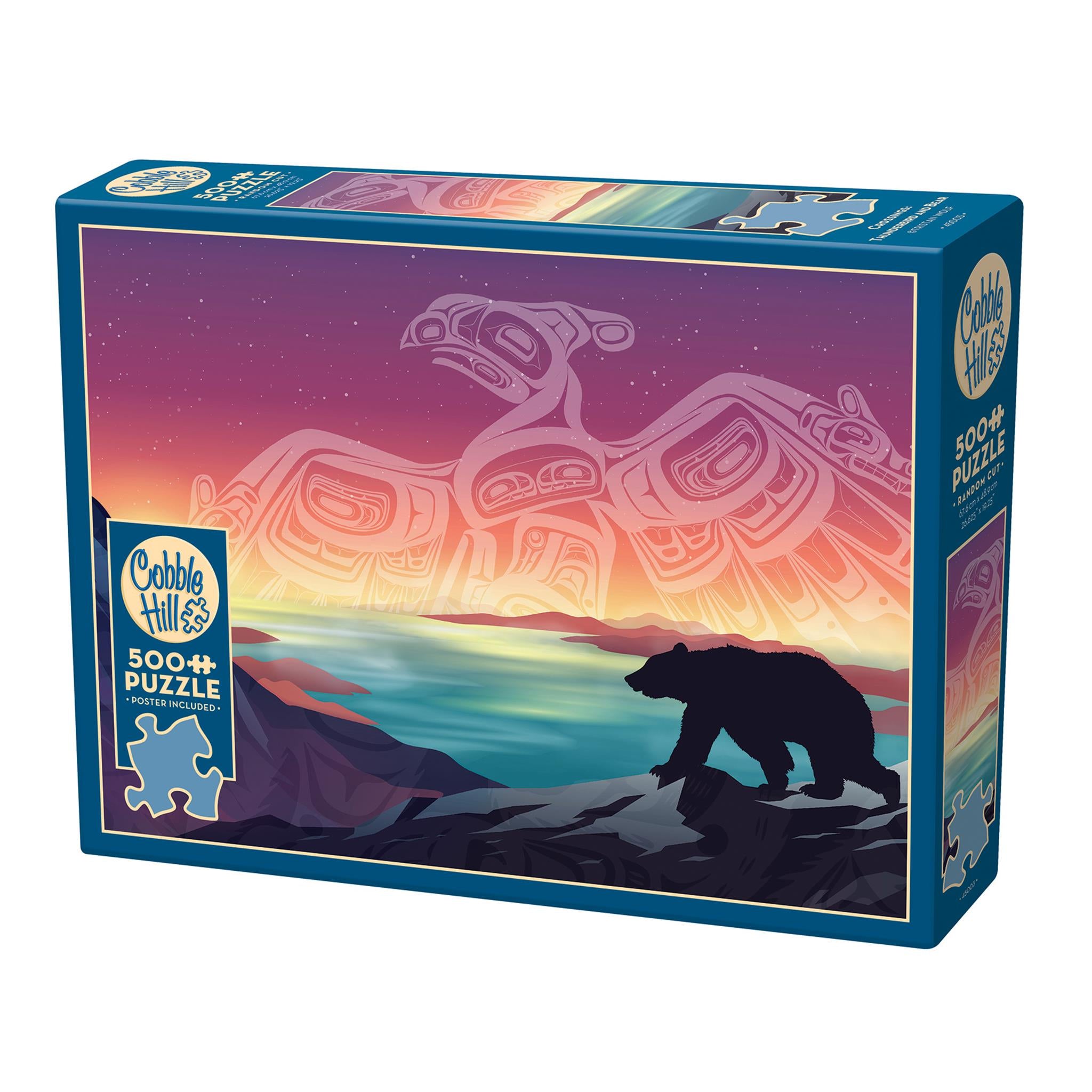 Crossings : Puzzle de 500 pièces Thunderbird et Bear, Cobble Hill