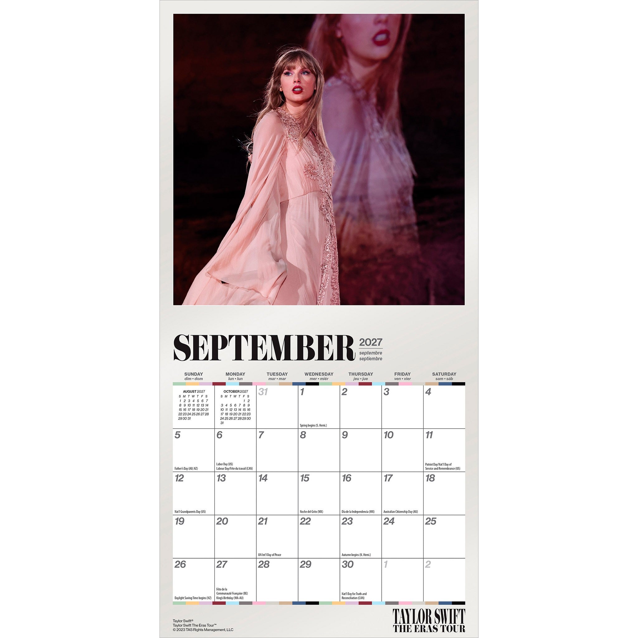 Taylor Swift 2027 Mini Calendar
