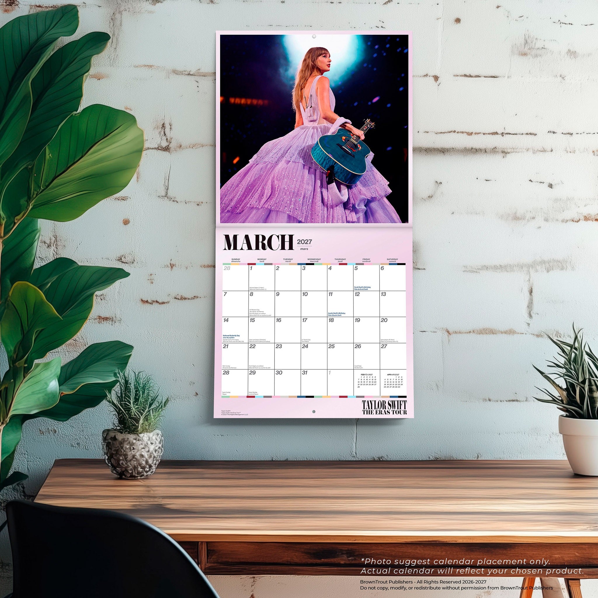 Taylor Swift 2027 Wall Calendar