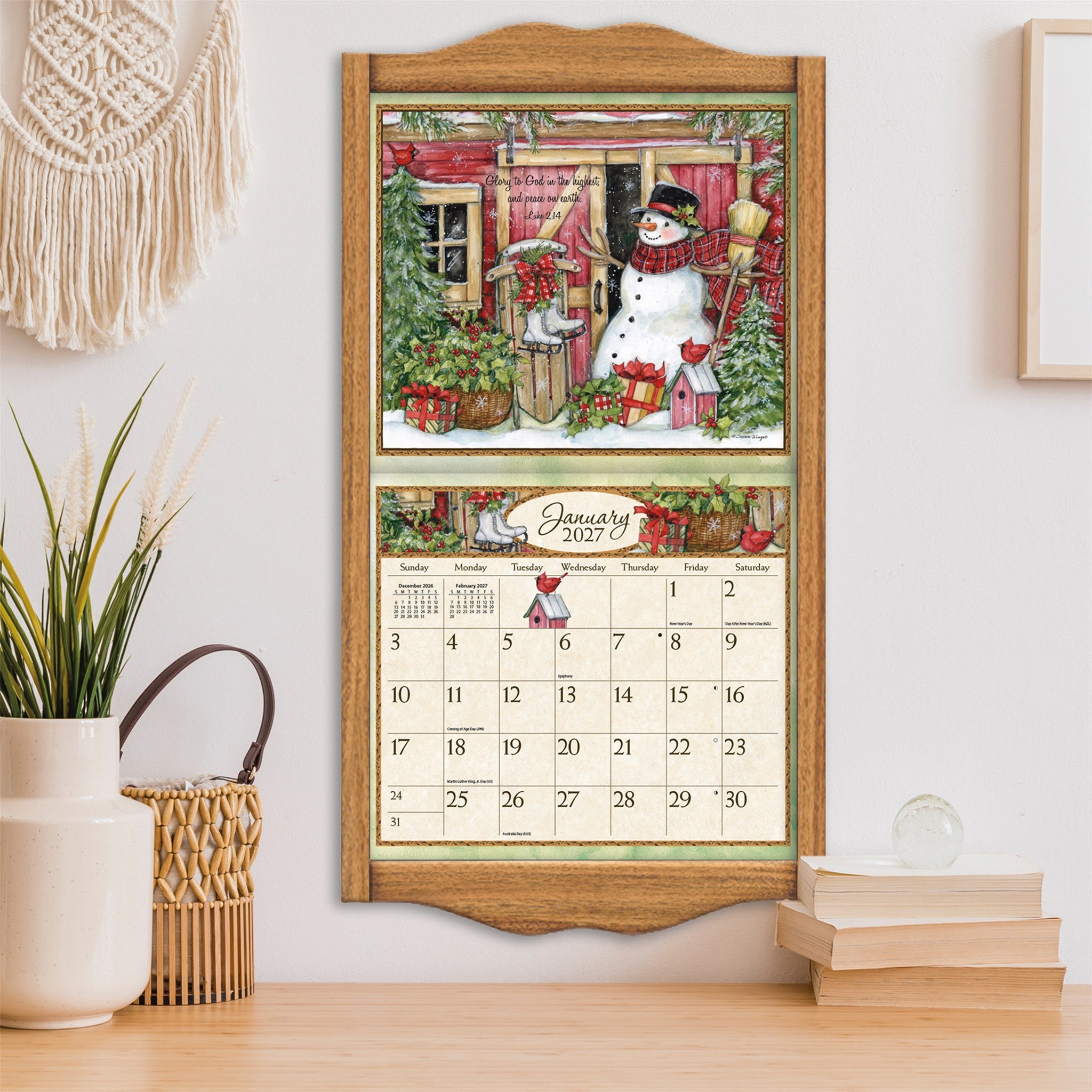 Bountiful Blessings Special Edition with Print 2027 Wall Calendar