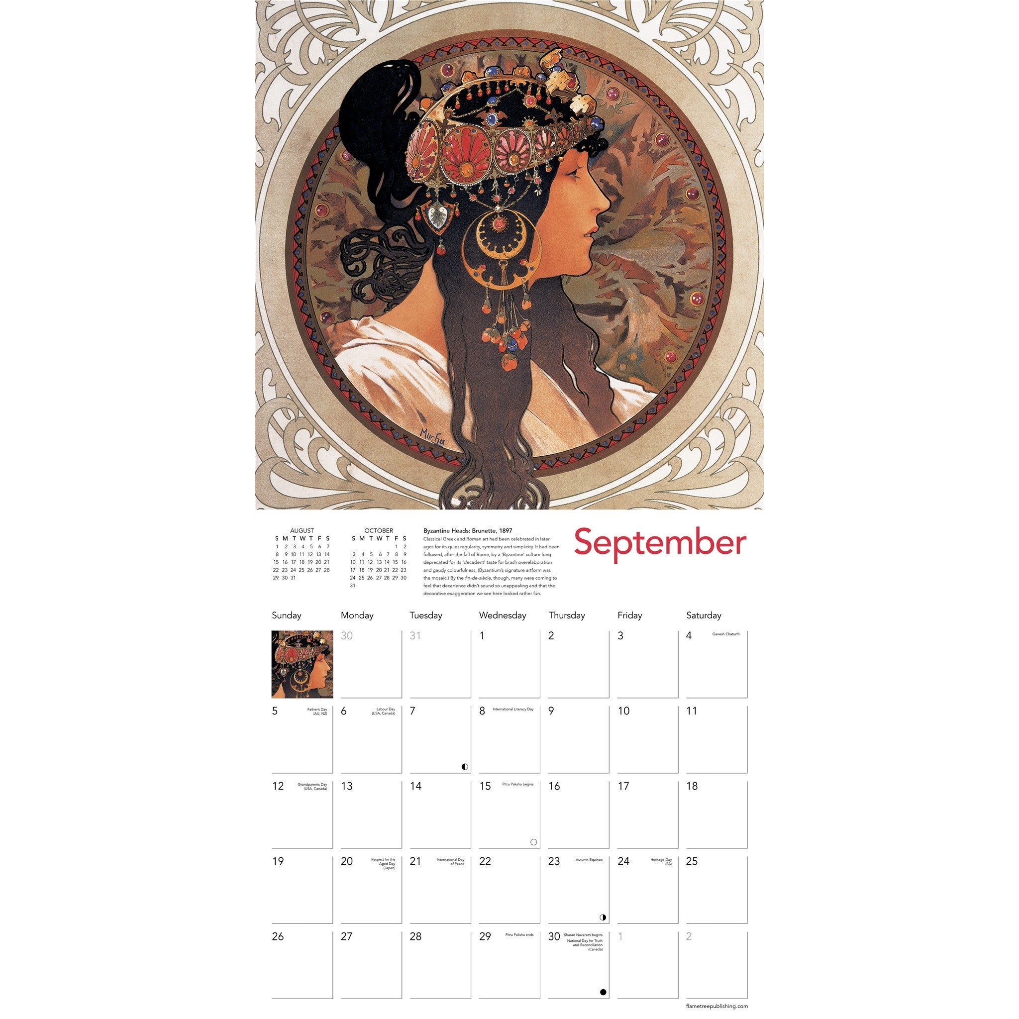 Alphonse Mucha 2027 Wall Calendar - Online Only