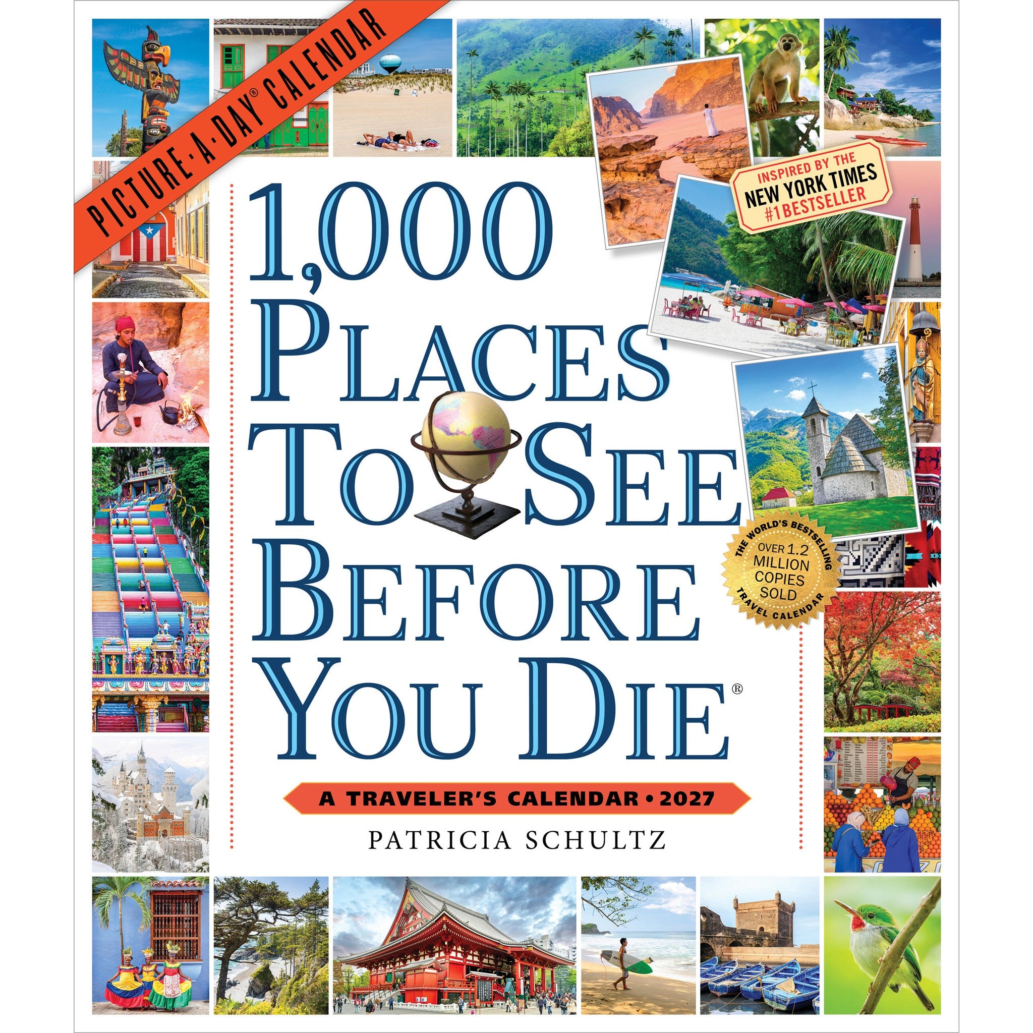 1000 Places to See Before You Die 2027 Wall Calendar