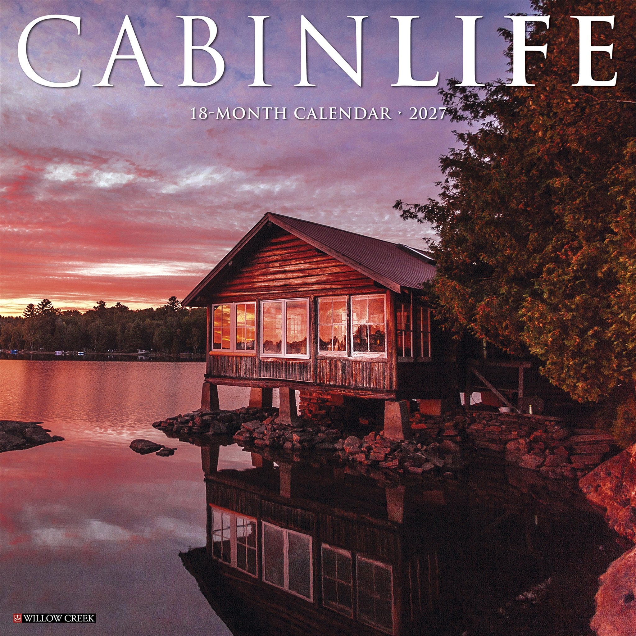 CabinLife 2027 Wall Calendar