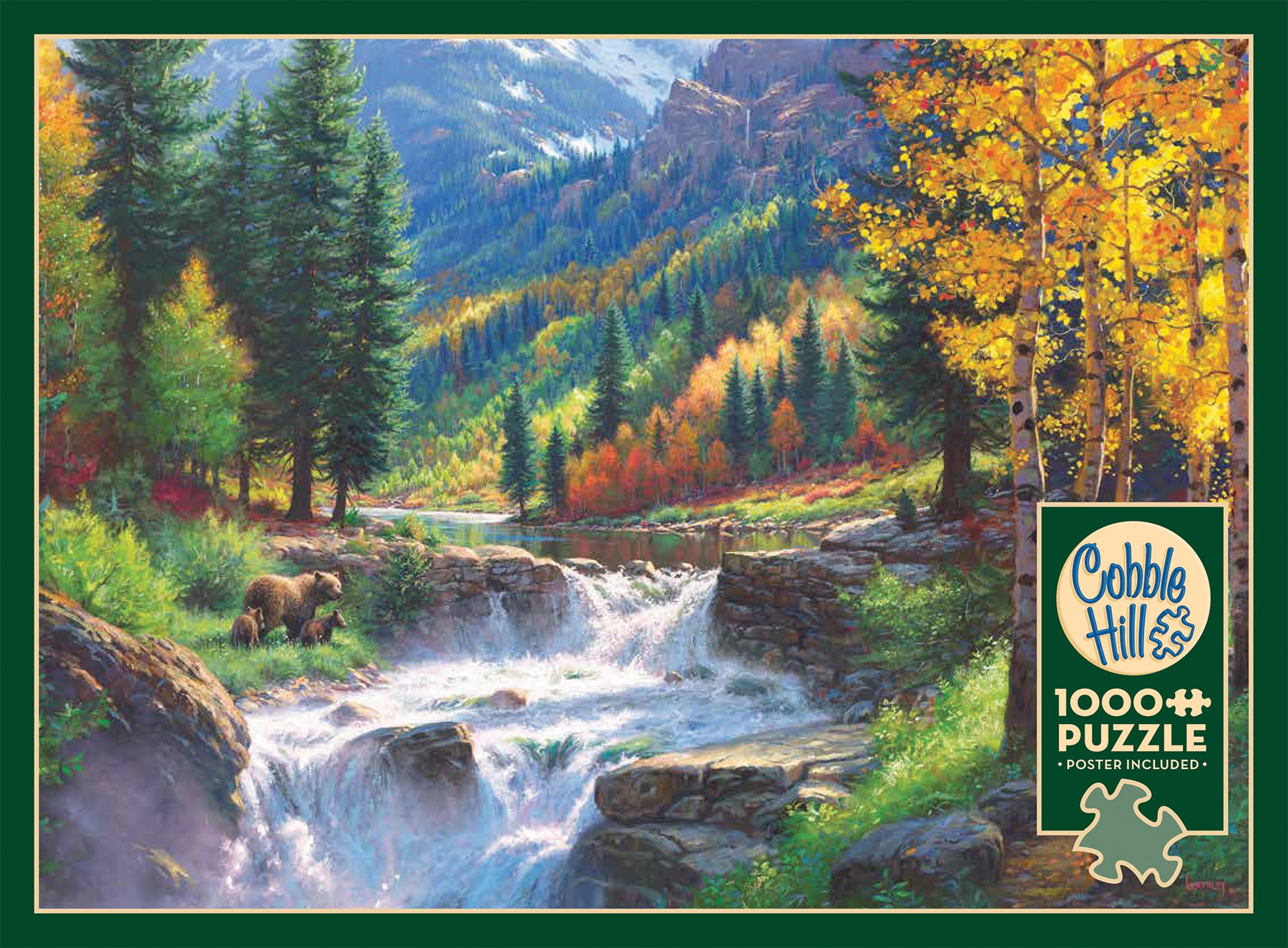 Puzzle exclusif Bear Falls de 1000 pièces