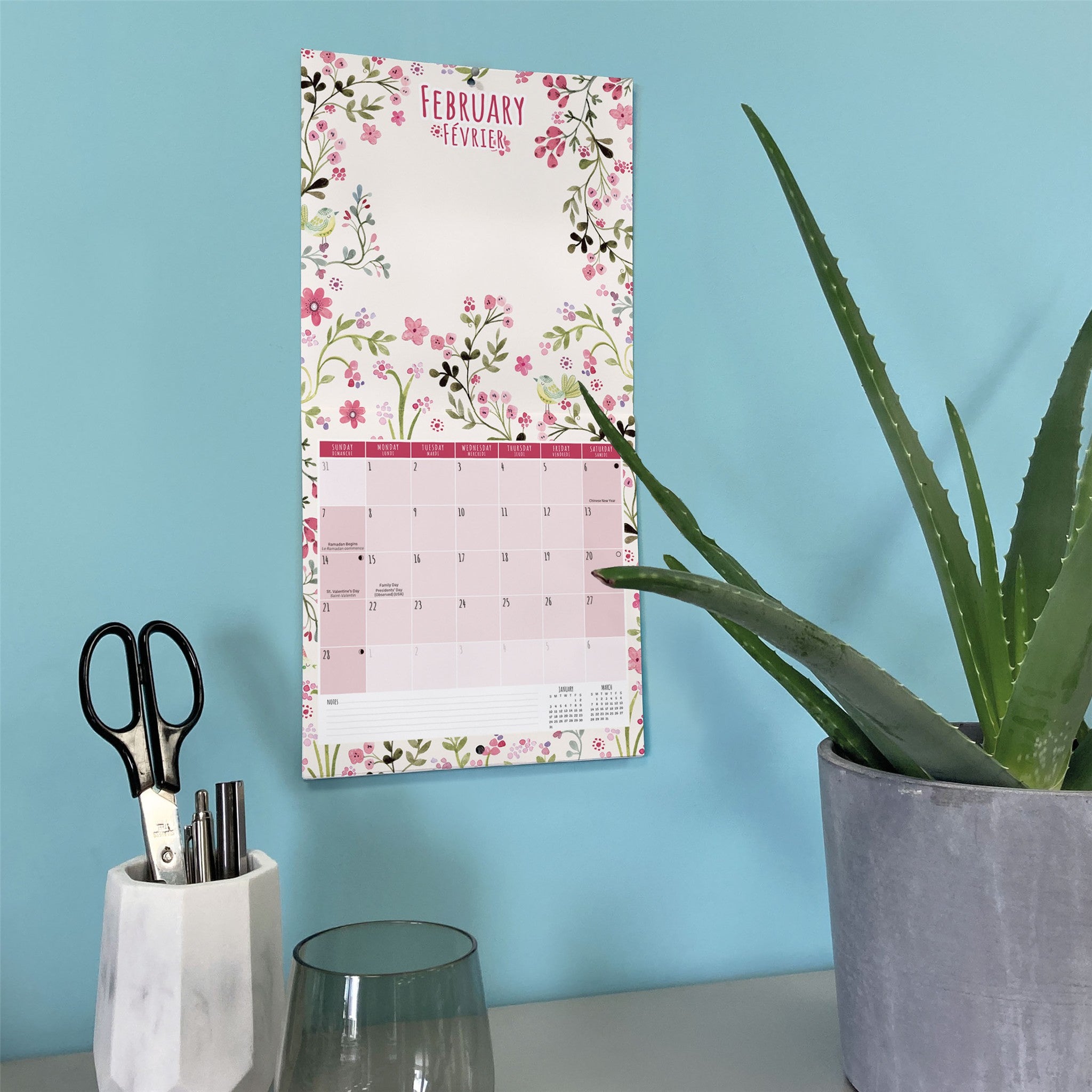 Cherished Memories Magnetic Photo 2027 Mini Calendar