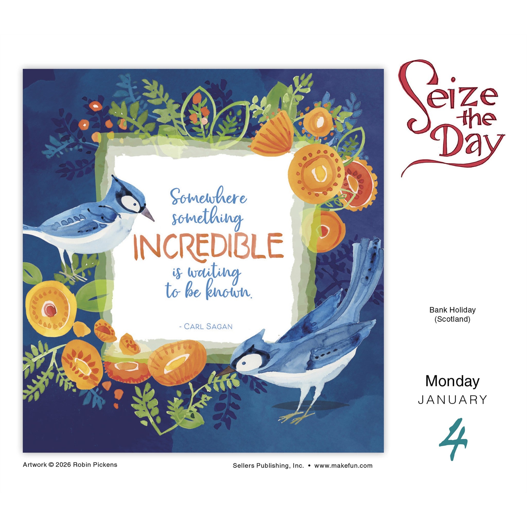 Seize the Day and Make it Yours 2027 Box Calendar