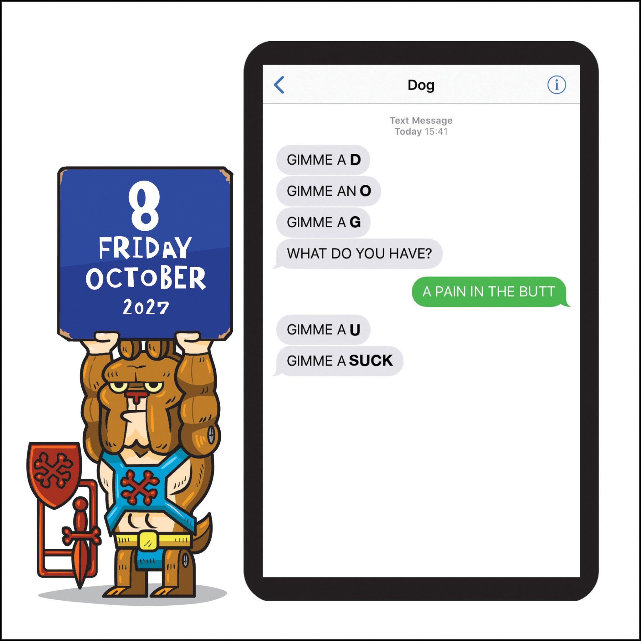 Texts from Dog 2027 Box Calendar