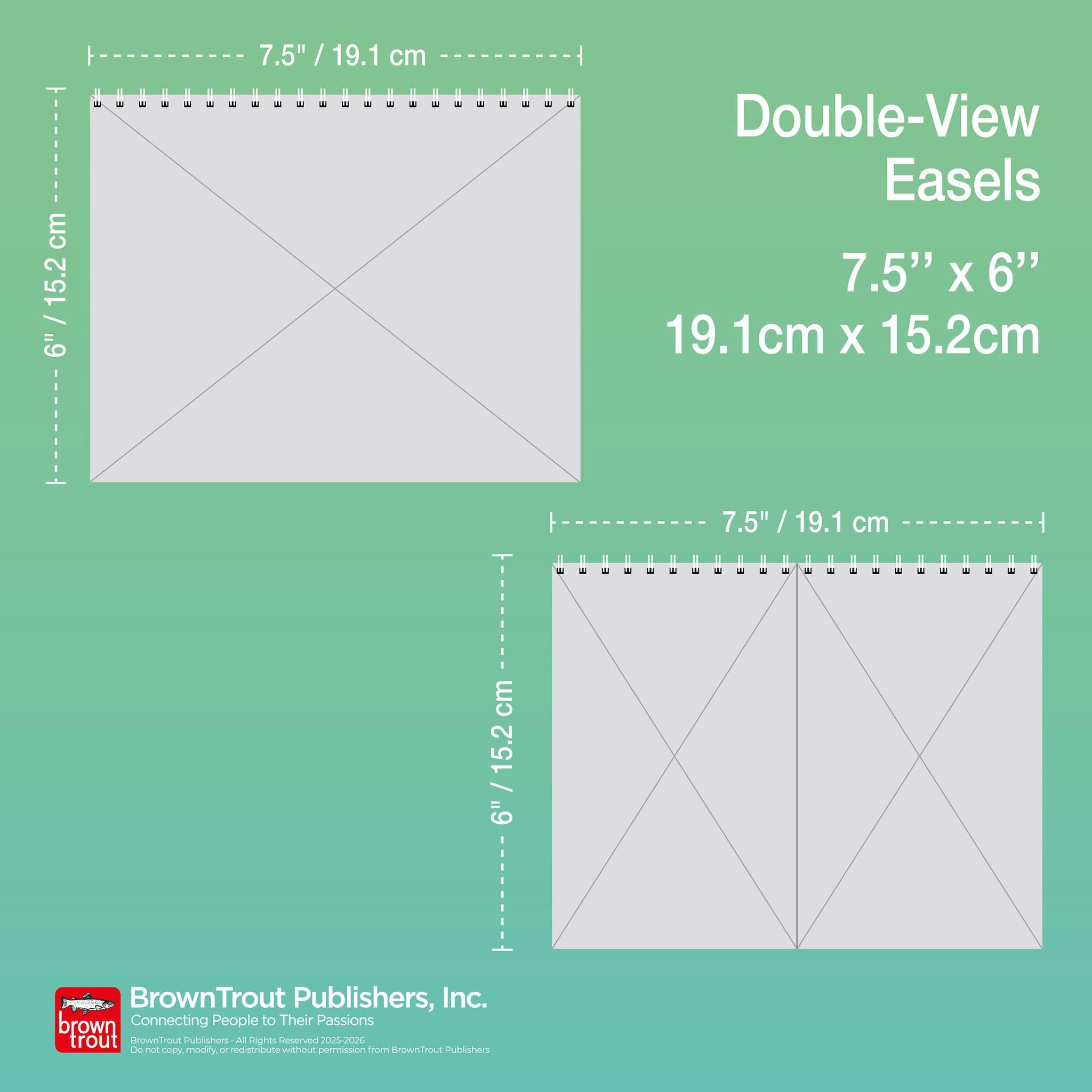 Calendrier chevalet double vue Bonnie Marcus 2026 - Disponible uniquement en ligne
