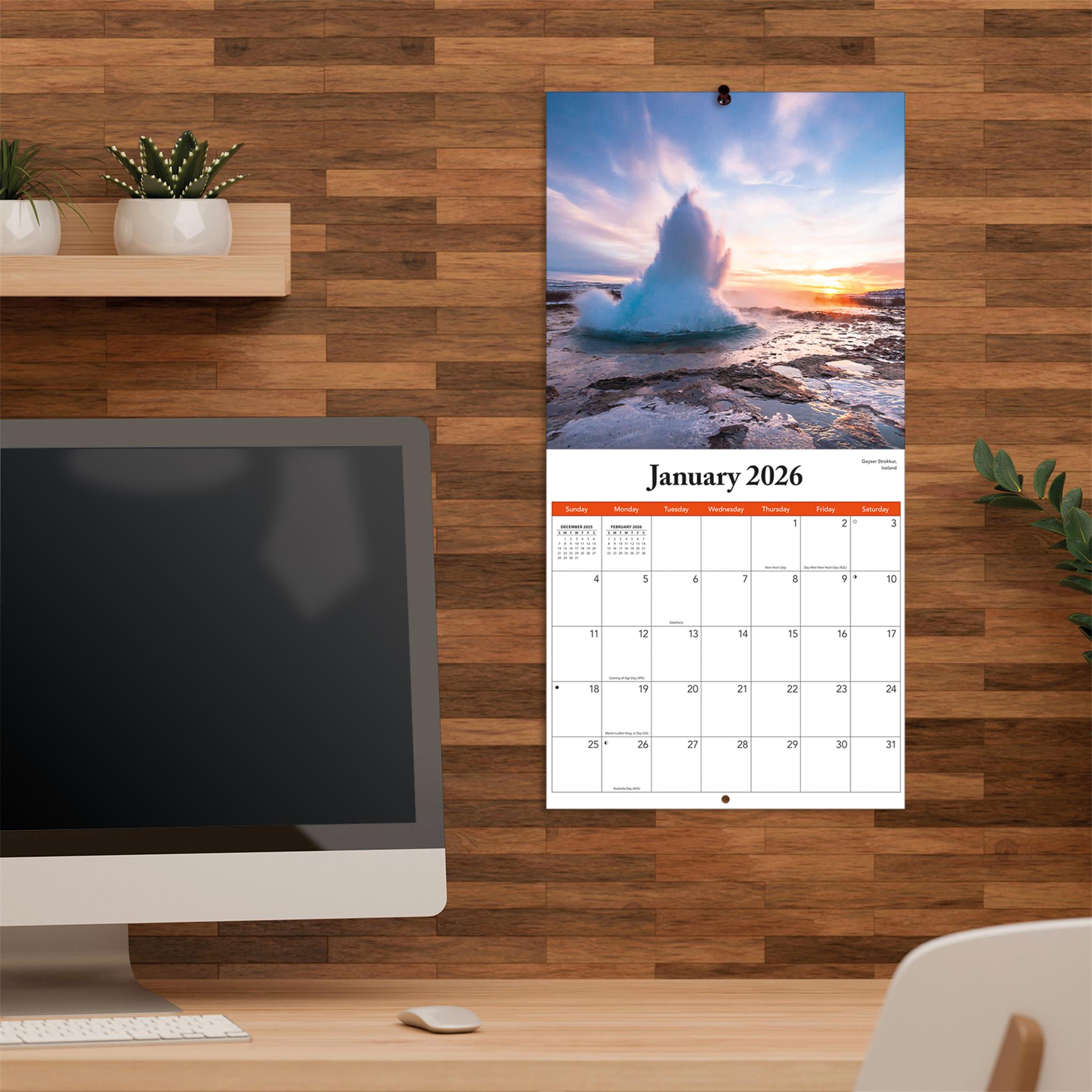 Mini calendrier des merveilles de la nature 2026