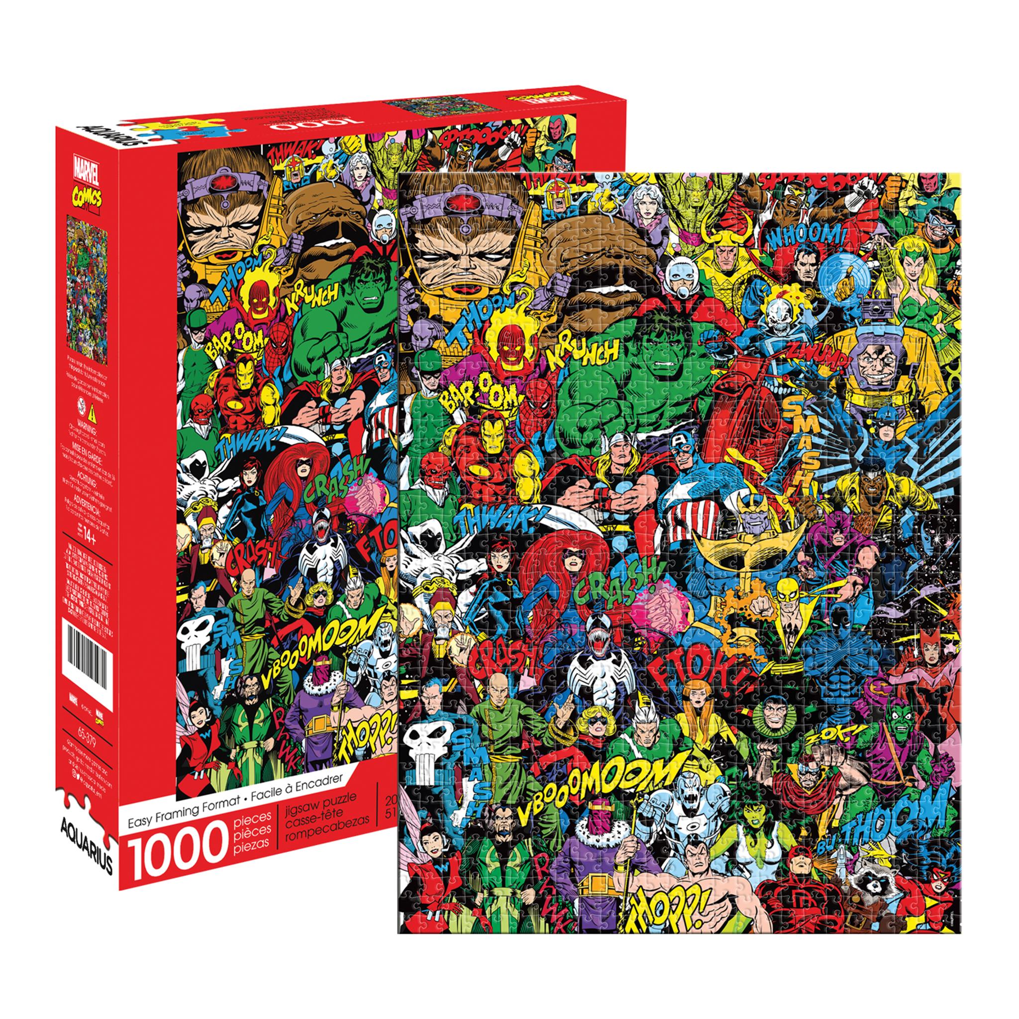 Puzzle Marvel Retro Cast de 1000 pièces