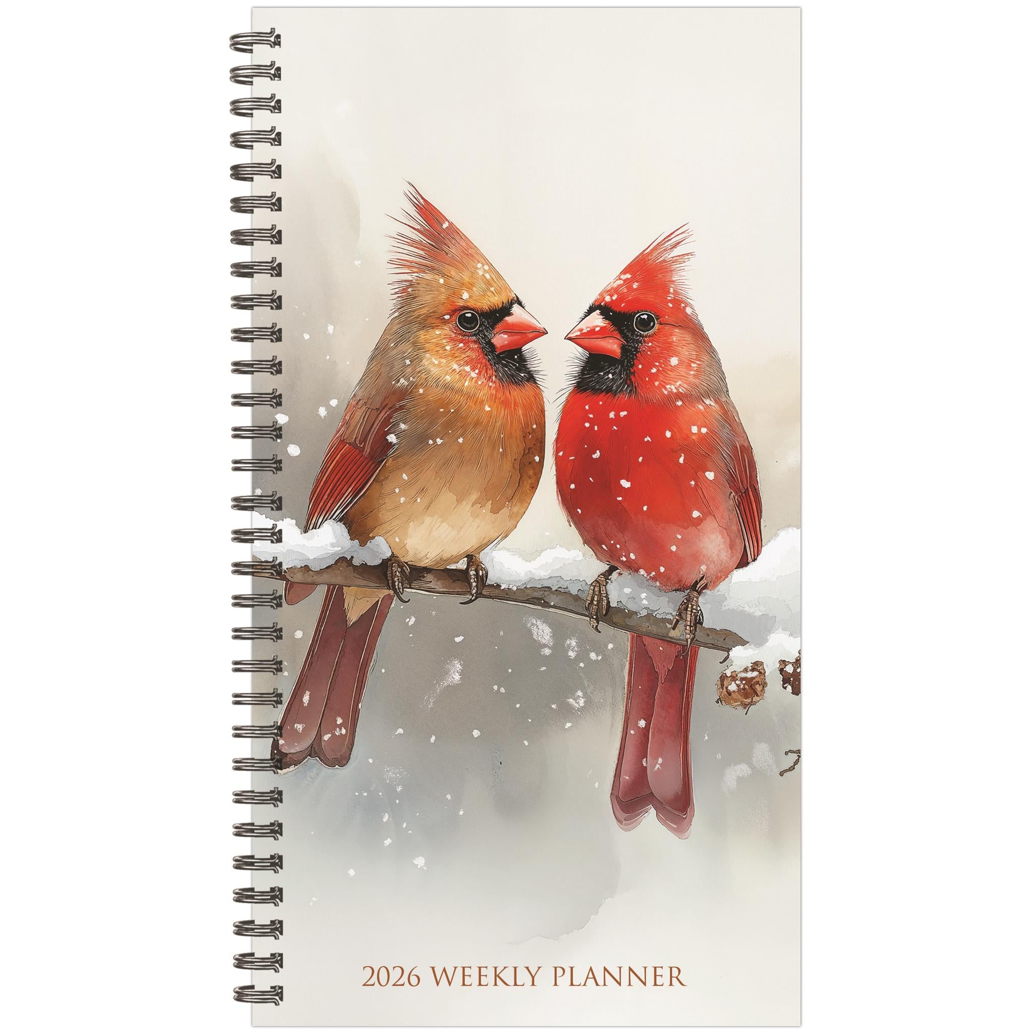 Cardinals Trilingual Exclusive 2026 Spiral Weekly Planner Calendar