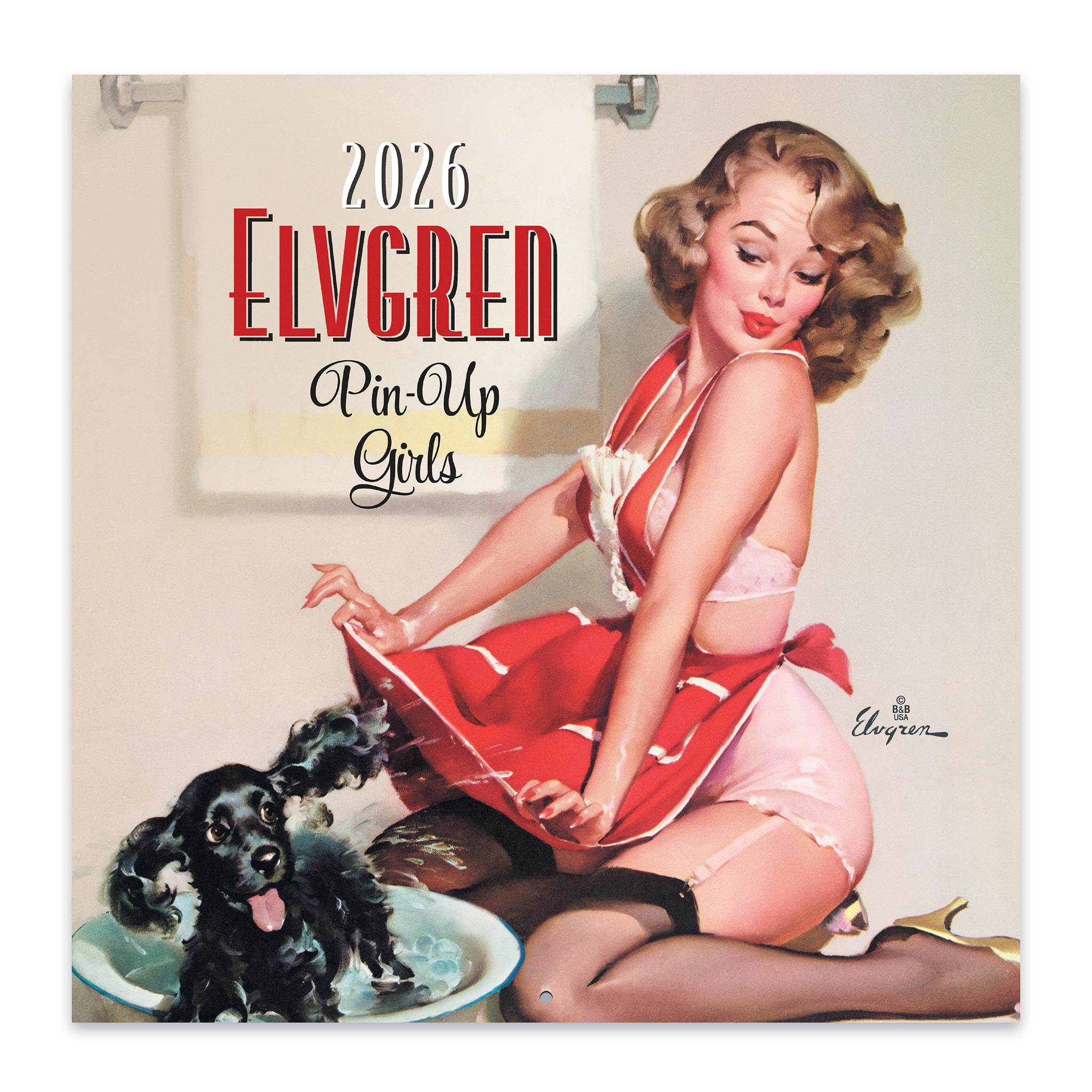 Calendrier mural Elvgren Pin Up Girls 2026