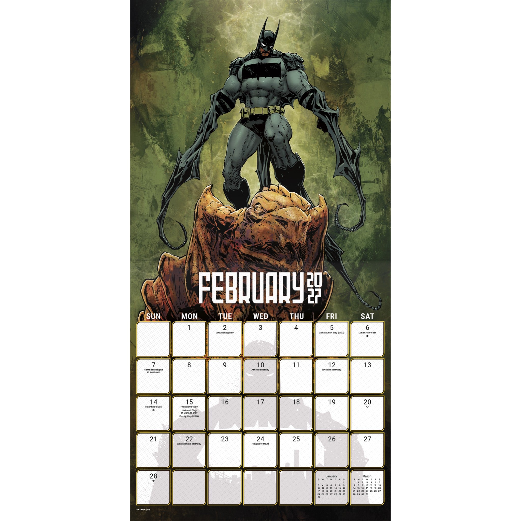 The Batman - Calendrier mural 2027