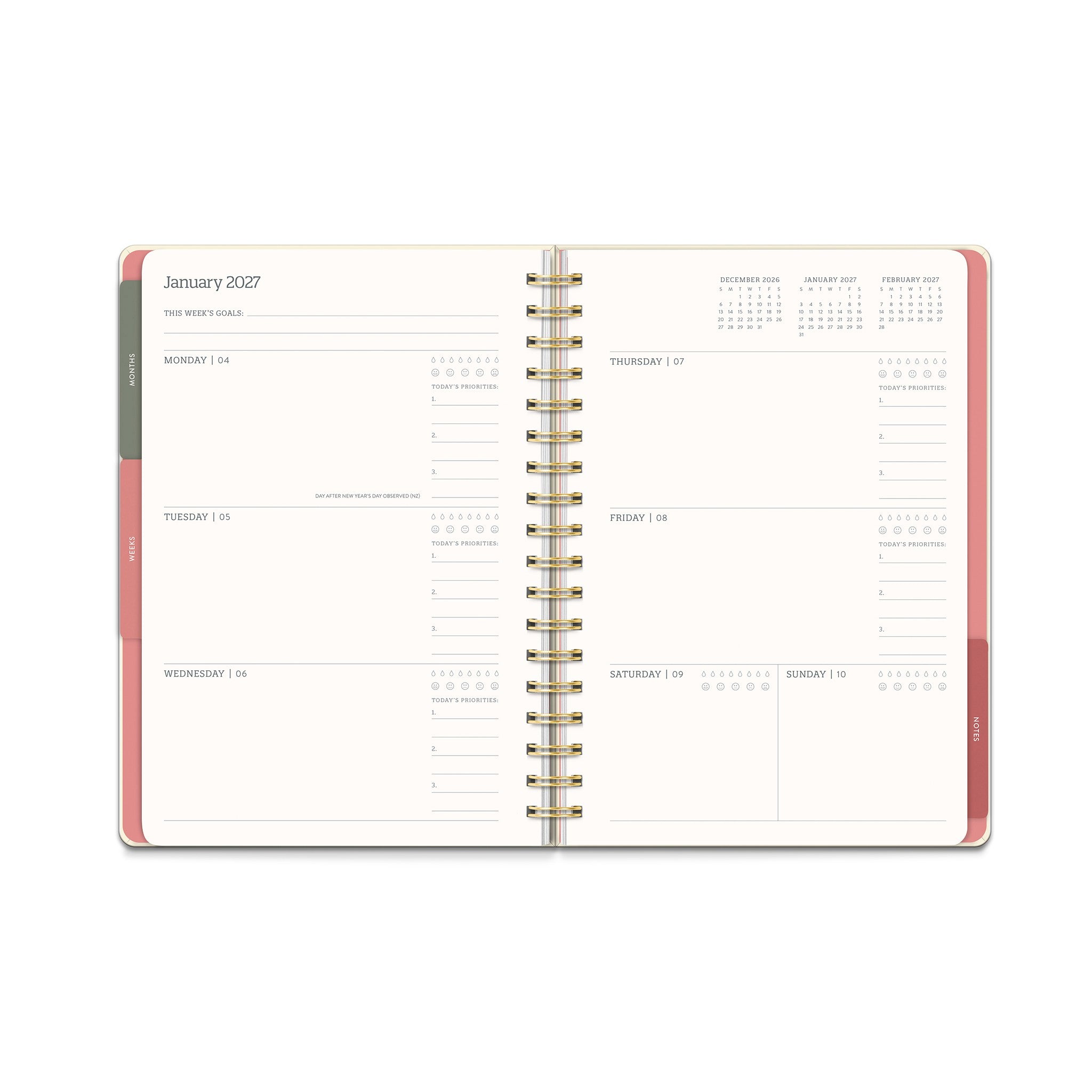 Age of Romance Tri-Tab 2026-2027 Engagement Calendar