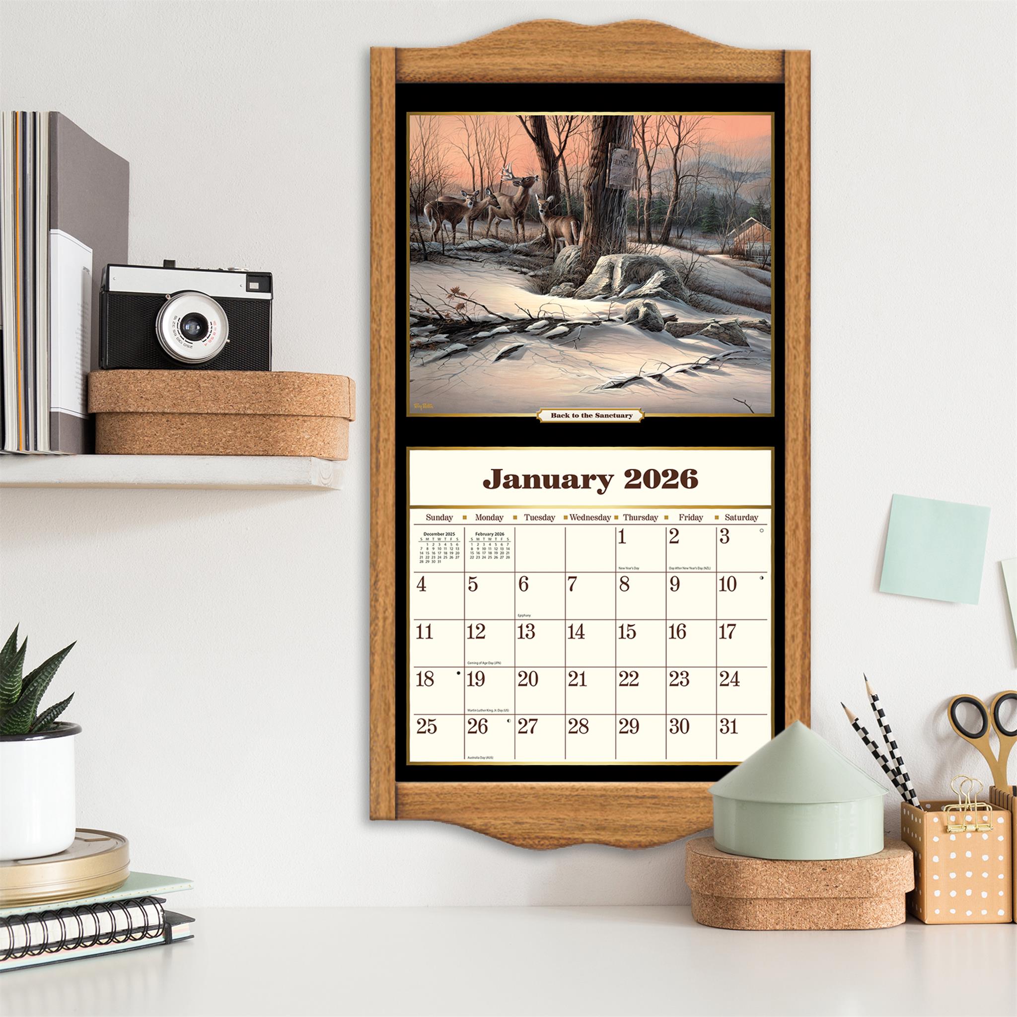 Terry Redlin 2026 Deluxe Wall Calendar