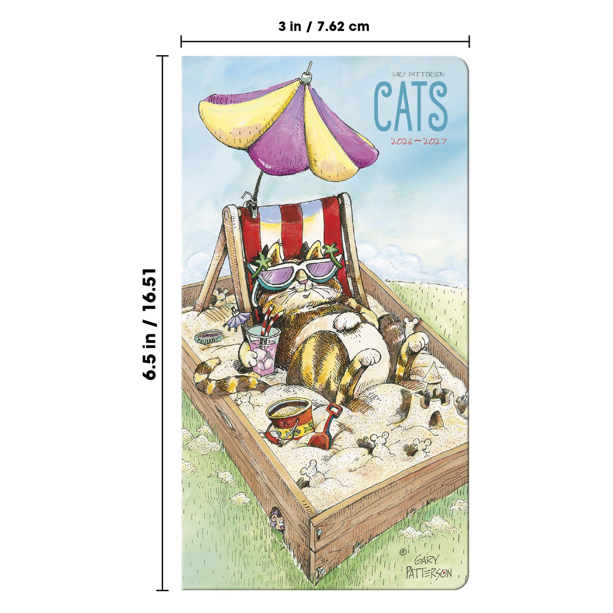 Gary Patterson Cats 2026 2 Yr Pocket Planner Calendar - Online Only