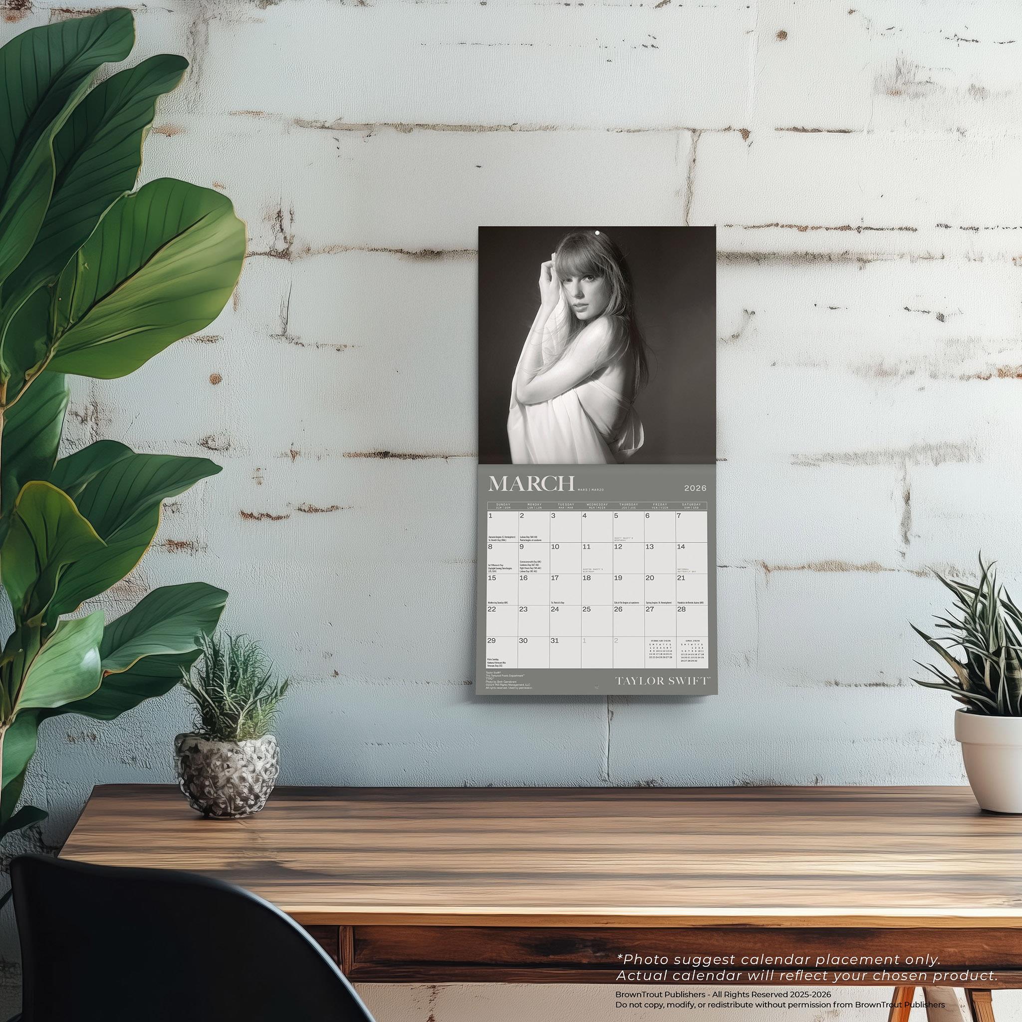 Taylor Swift 2026 Mini Calendar