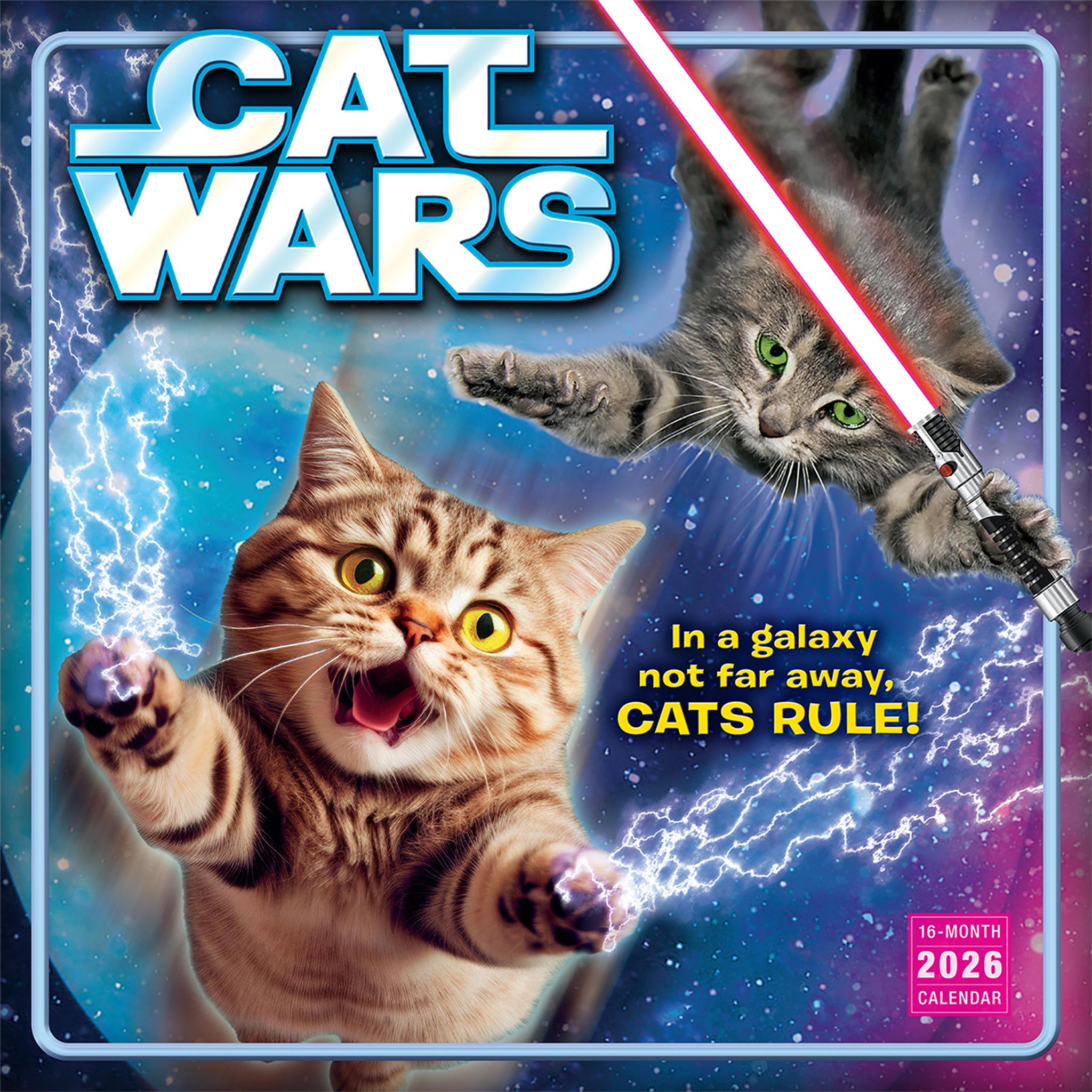Calendrier mural Cat Wars 2026
