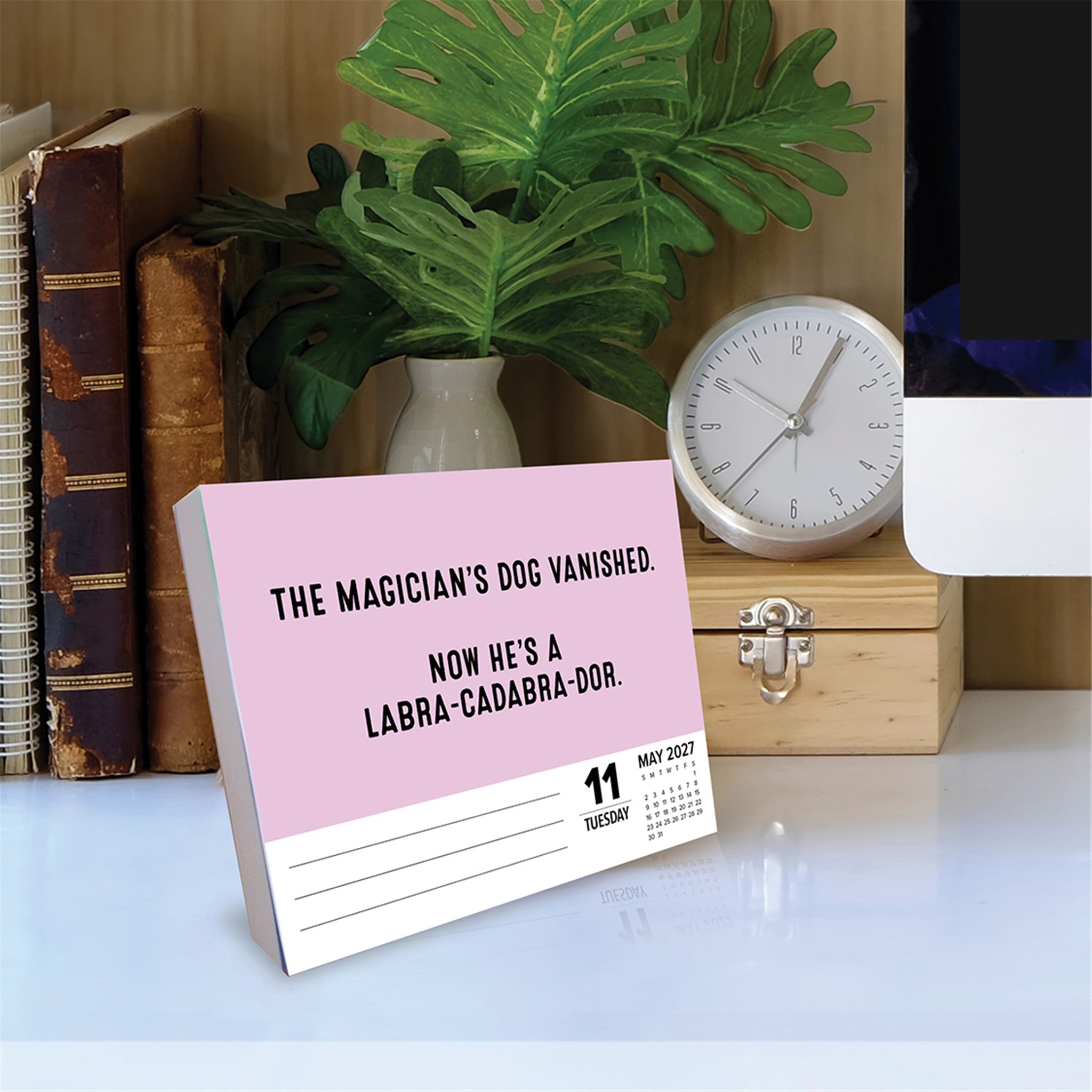 Pun Intended 2027 Box Calendar