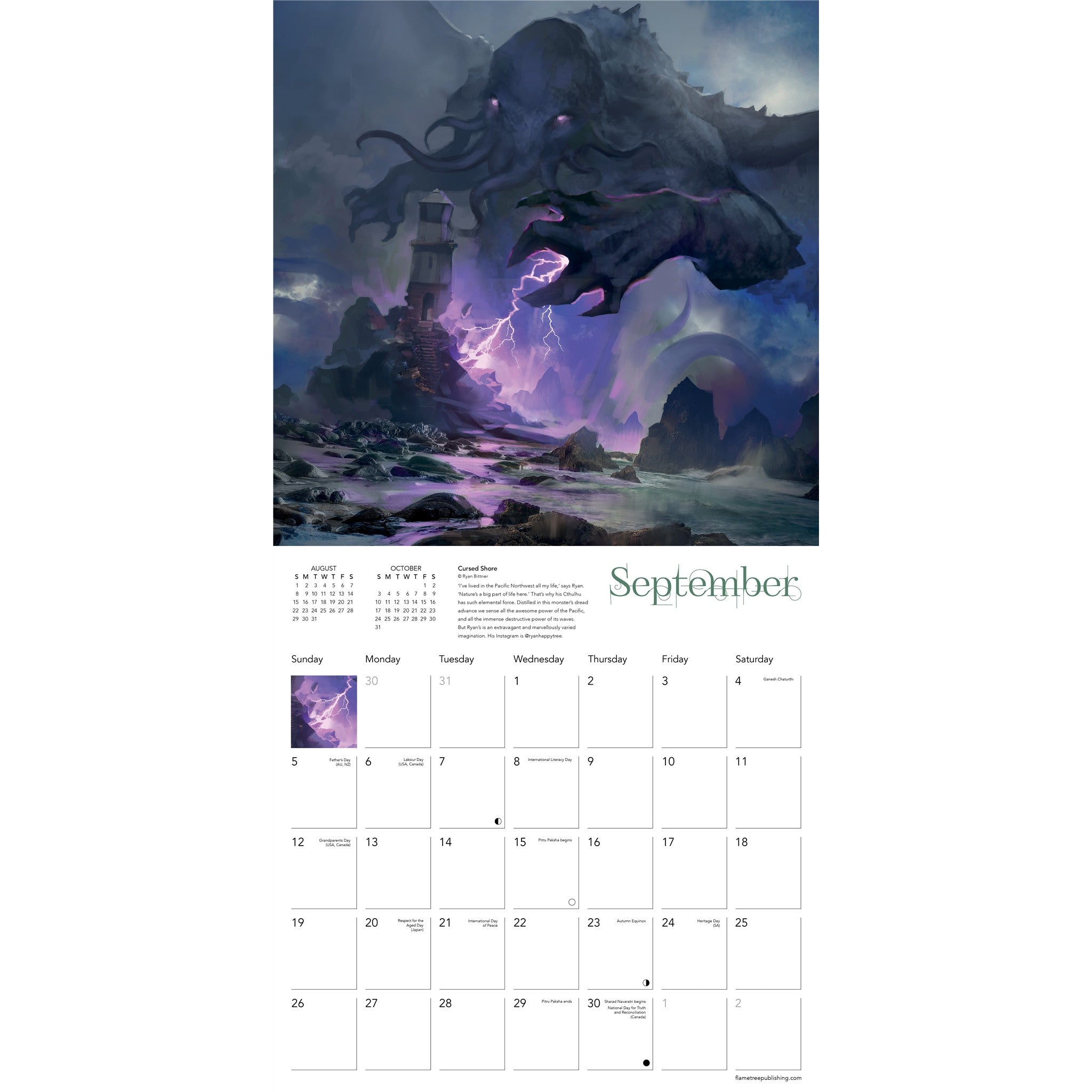 Cthulhu 2027 Wall Calendar - Online Only