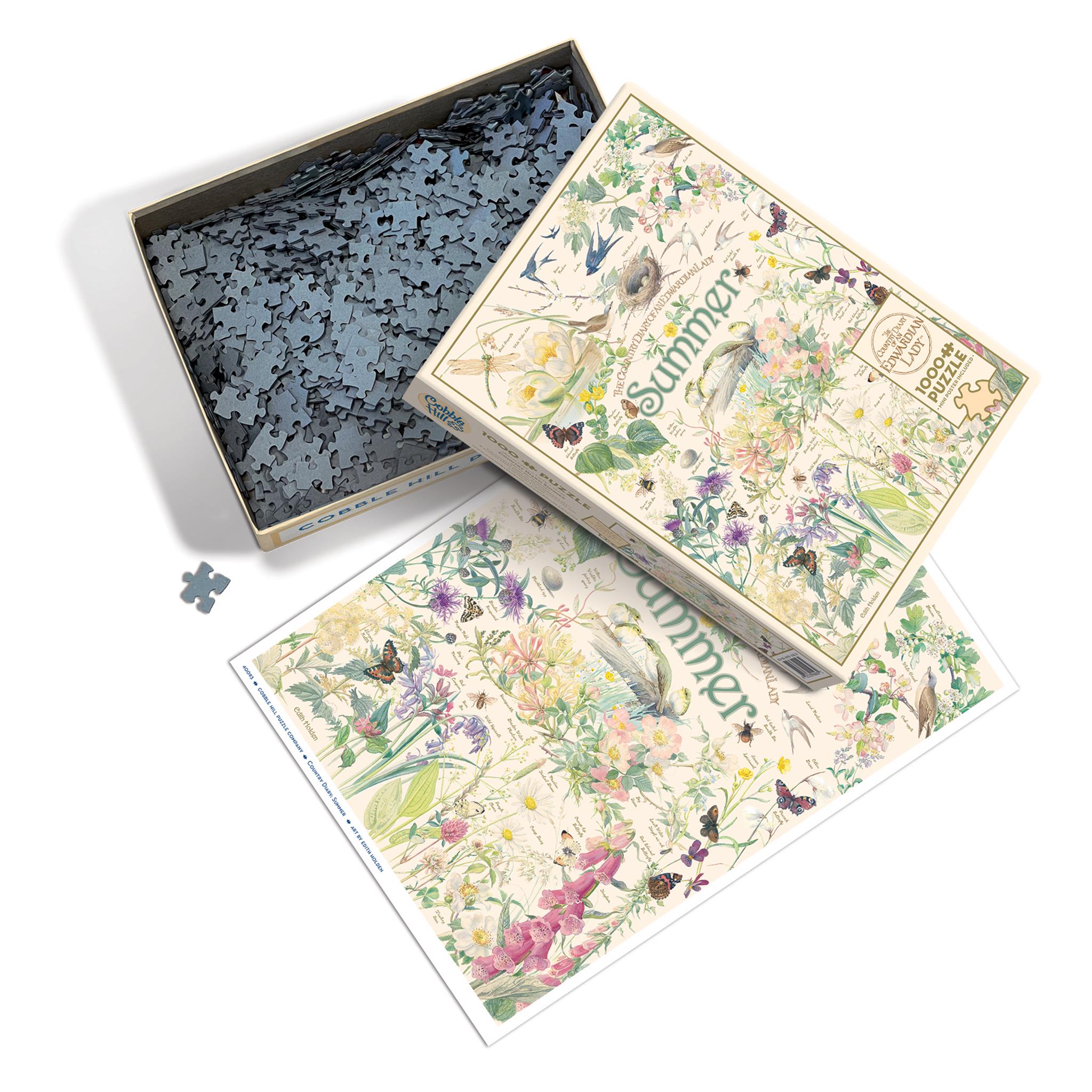 Country Diary: Summer 1000 Piece Puzzle Cobble Hill