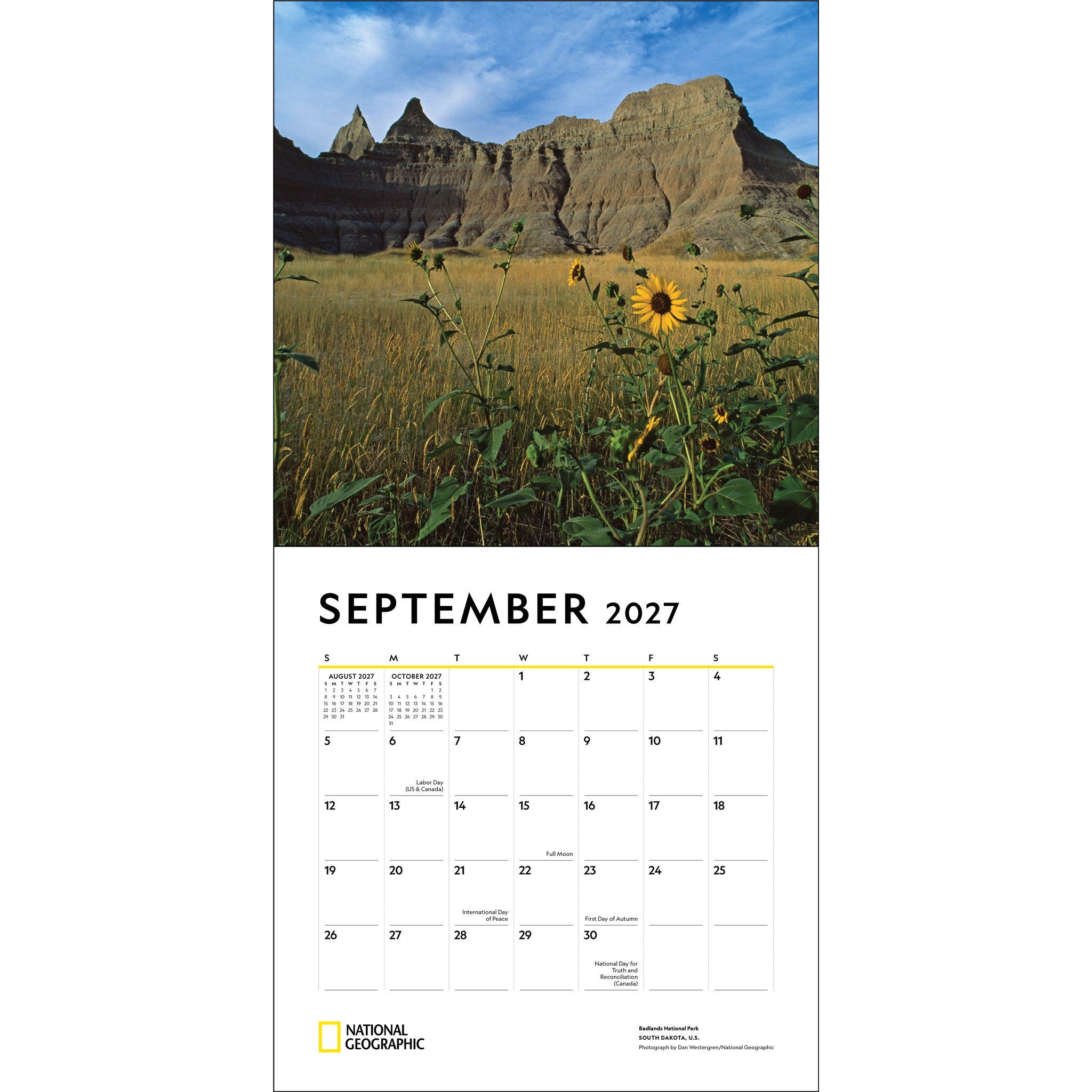 National Geographic: National Parks 2027 Wall Calendar - Online Only
