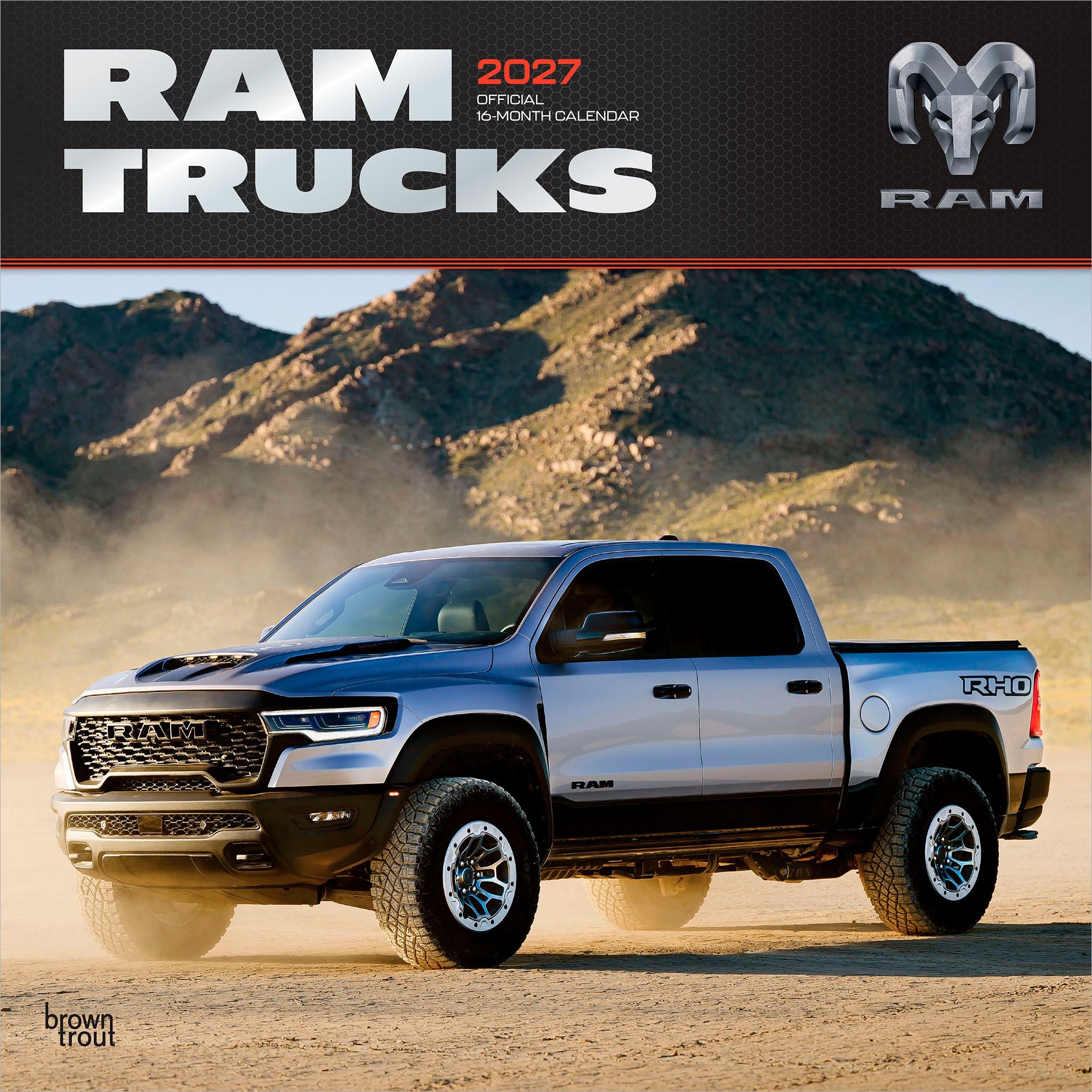 Ram Trucks 2027 Wall Calendar