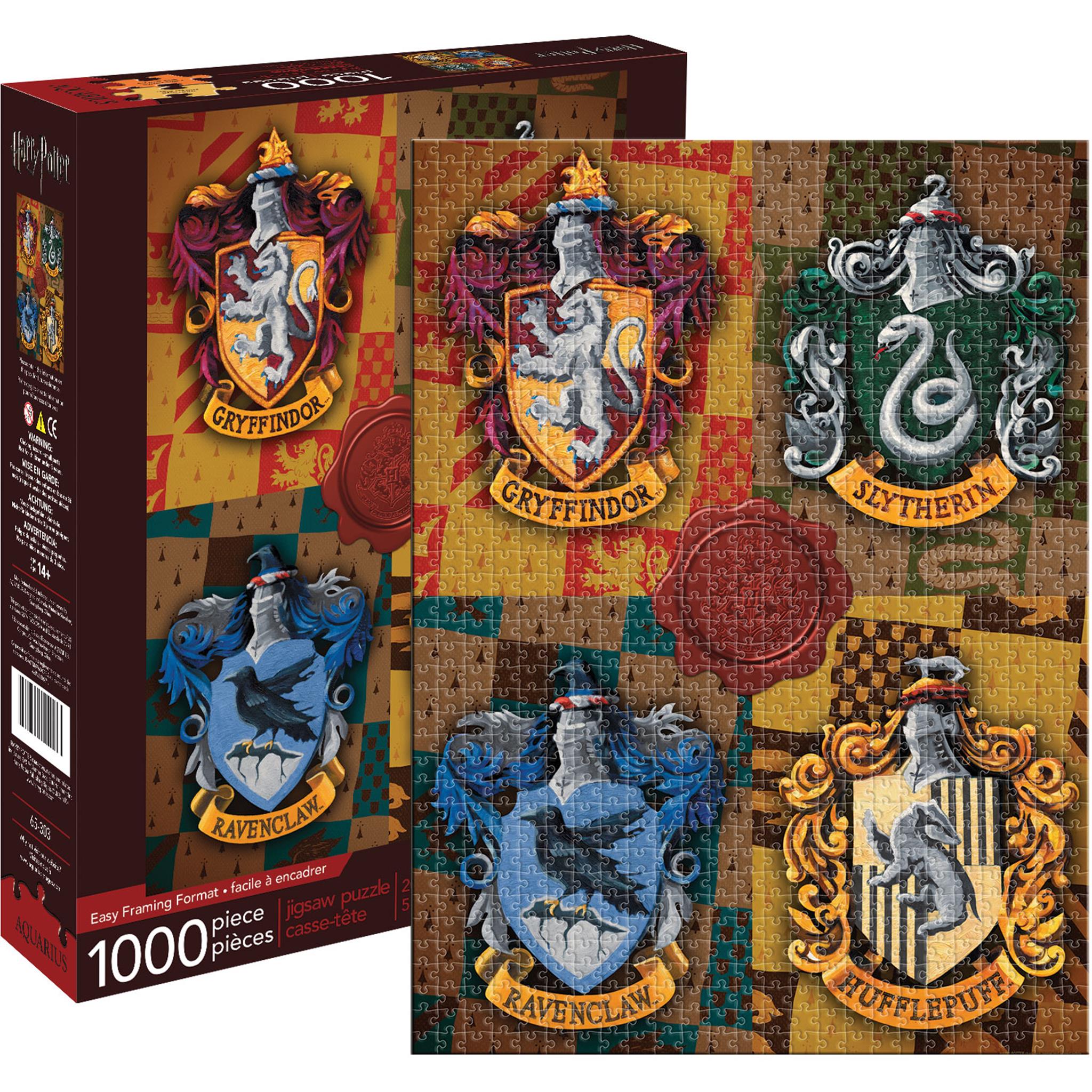 Puzzle de 1000 pièces des blasons d'Harry Potter