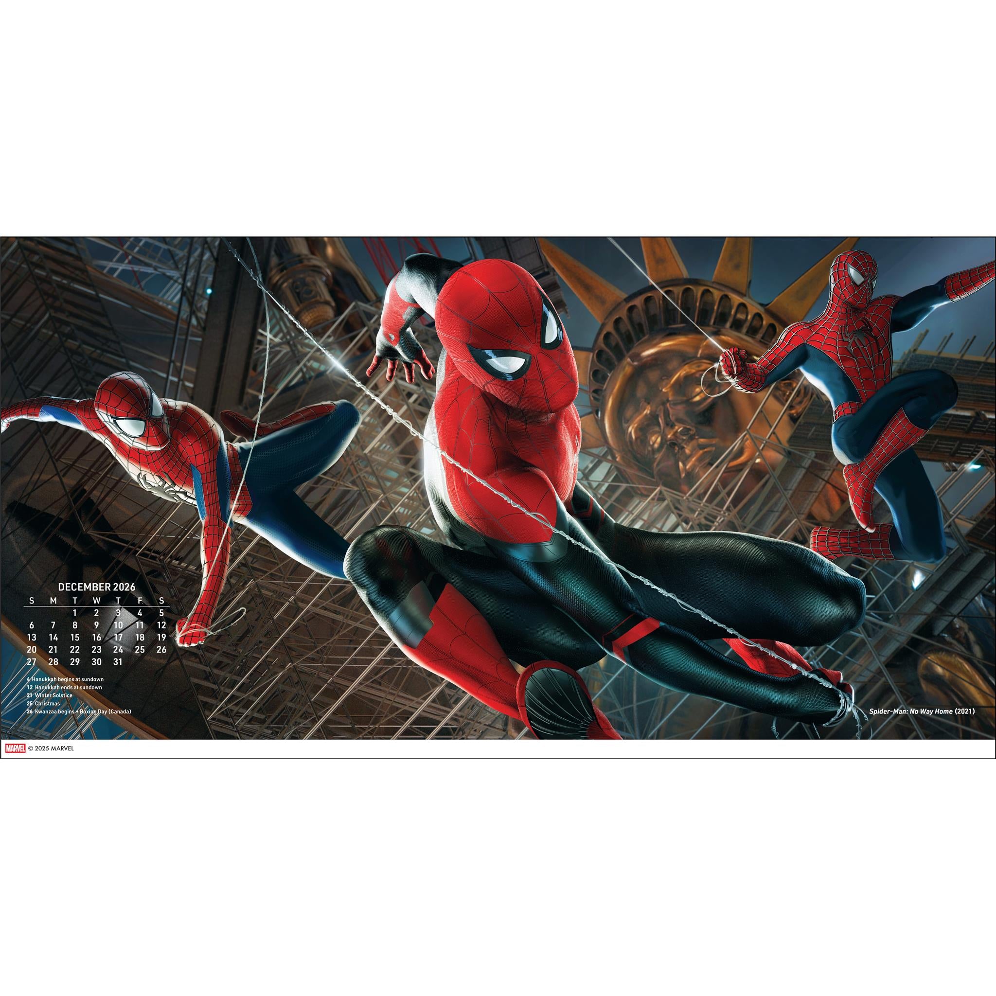 Calendrier mural 2026 Marvel Studios : L’Art de Ryan Meinerding – Disponible uniquement en ligne