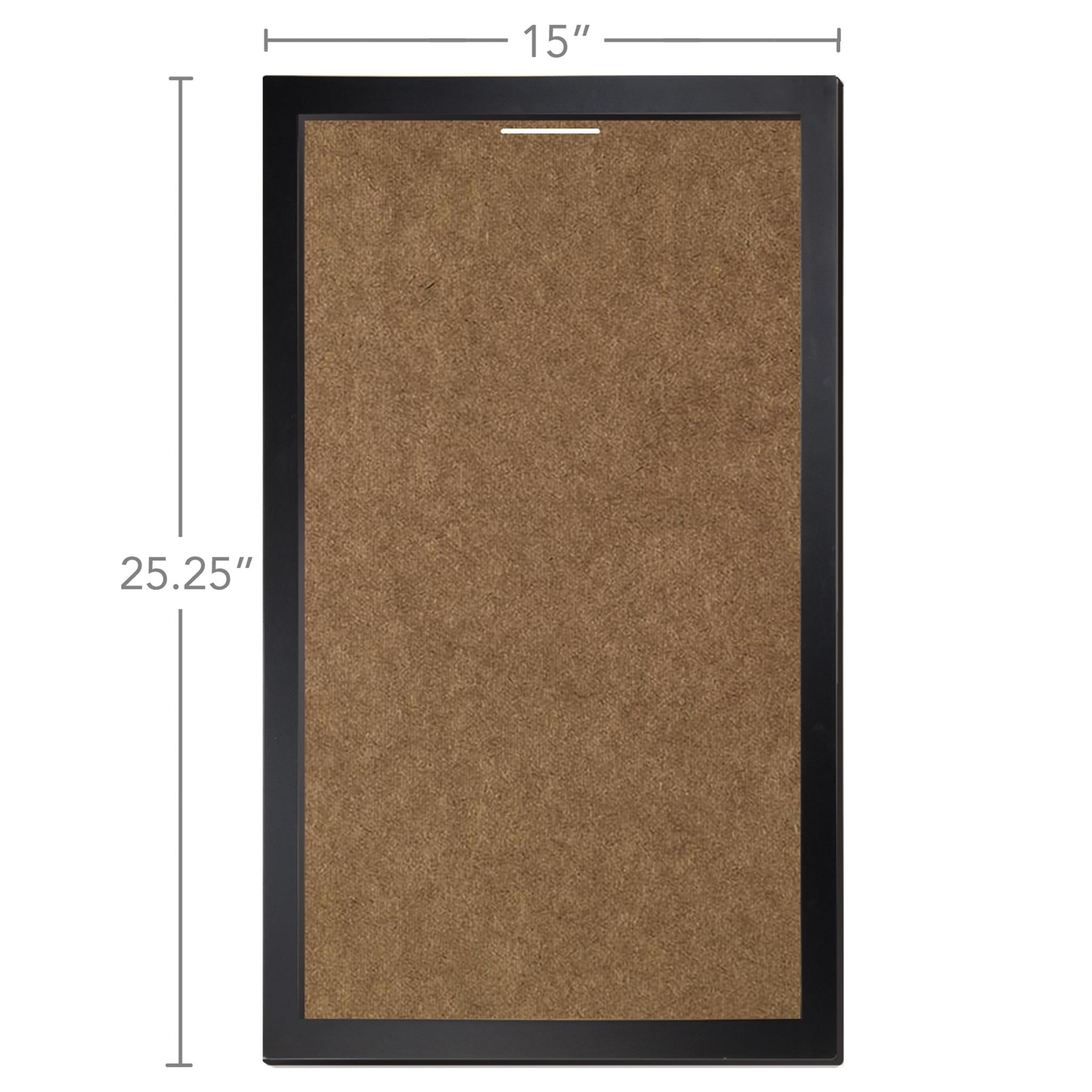 Cadre de calendrier contemporain en bois noir