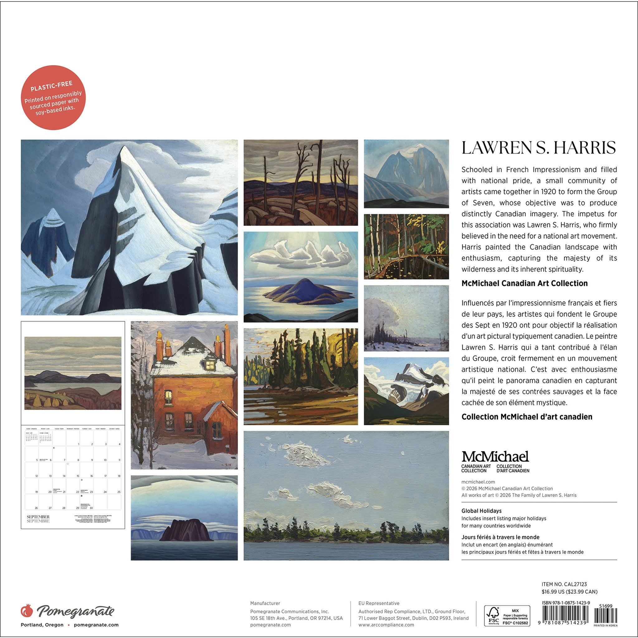 Lawren S. Harris 2027 Wall Calendar