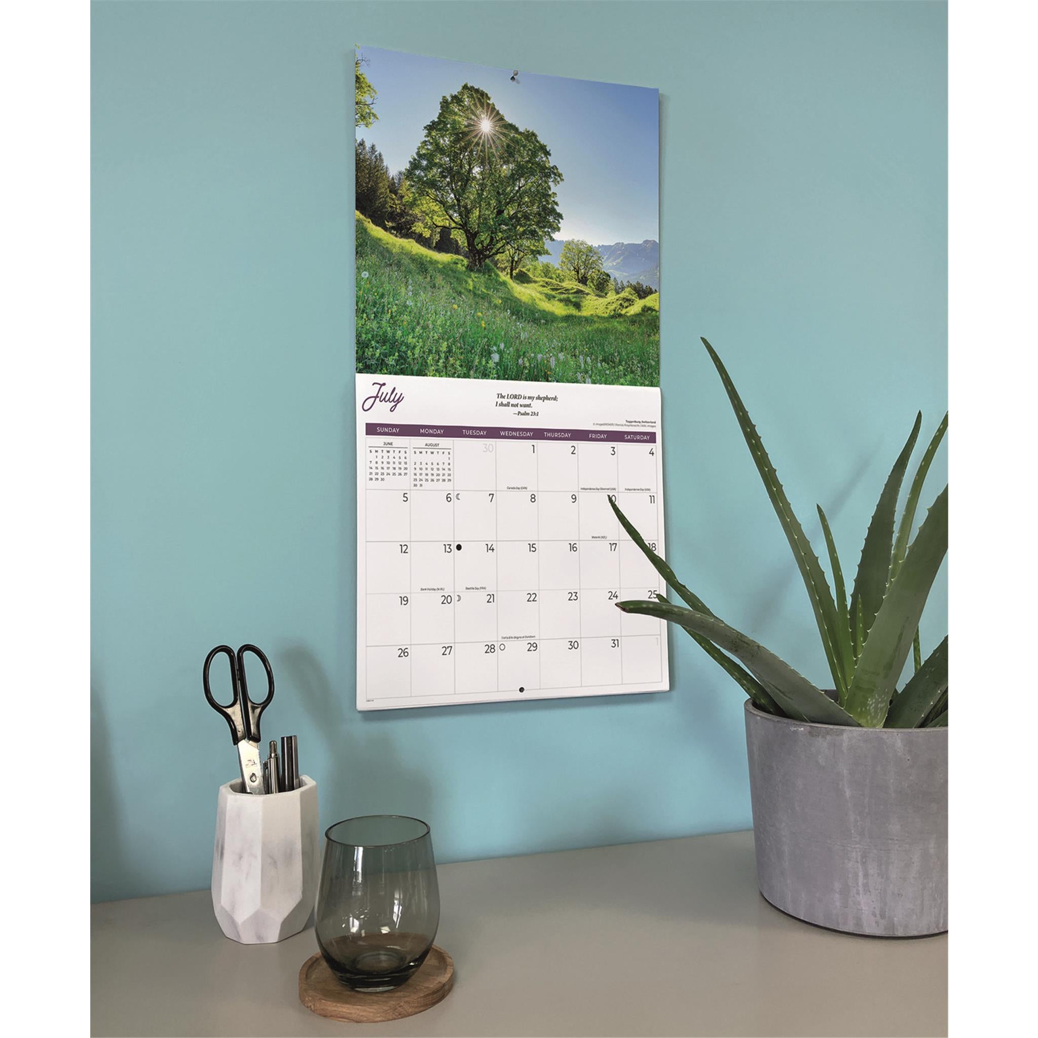 Calendrier mural des Psaumes 2026