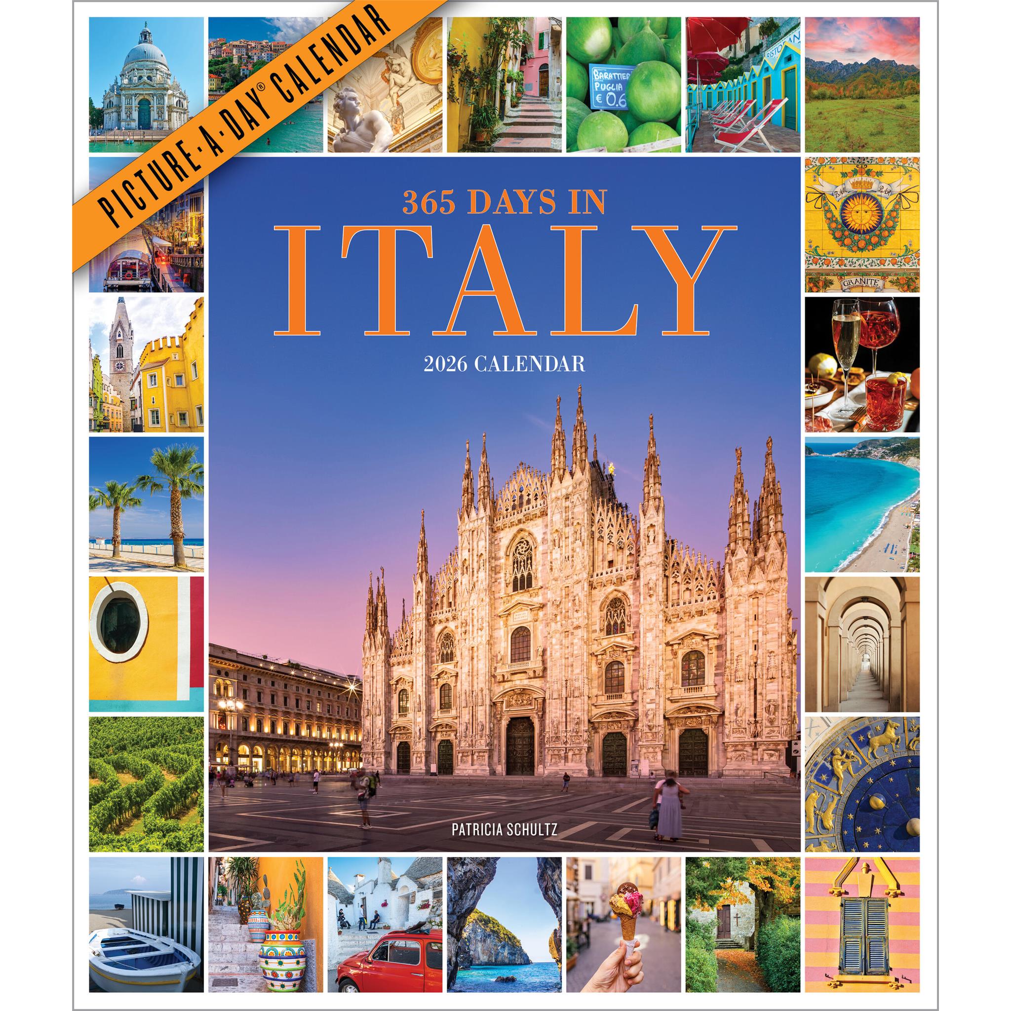 Calendrier mural Italie 365 2026