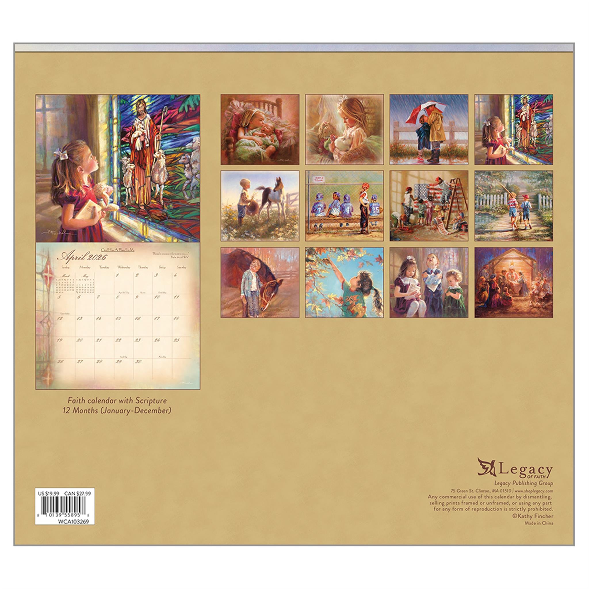Calendrier mural de luxe Mama Says 2026 - Disponible uniquement en ligne