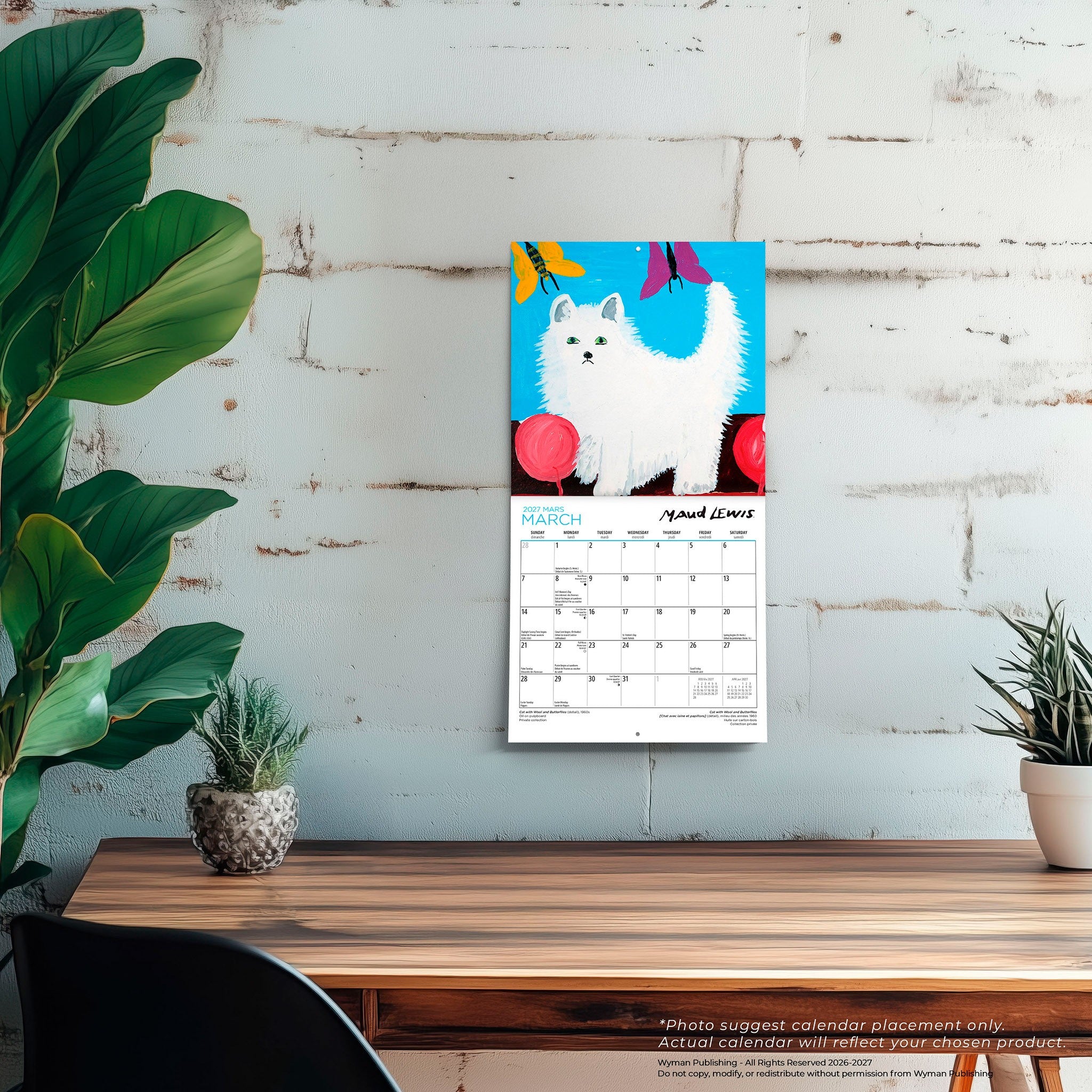 Maud Lewis 2027 Mini Calendar