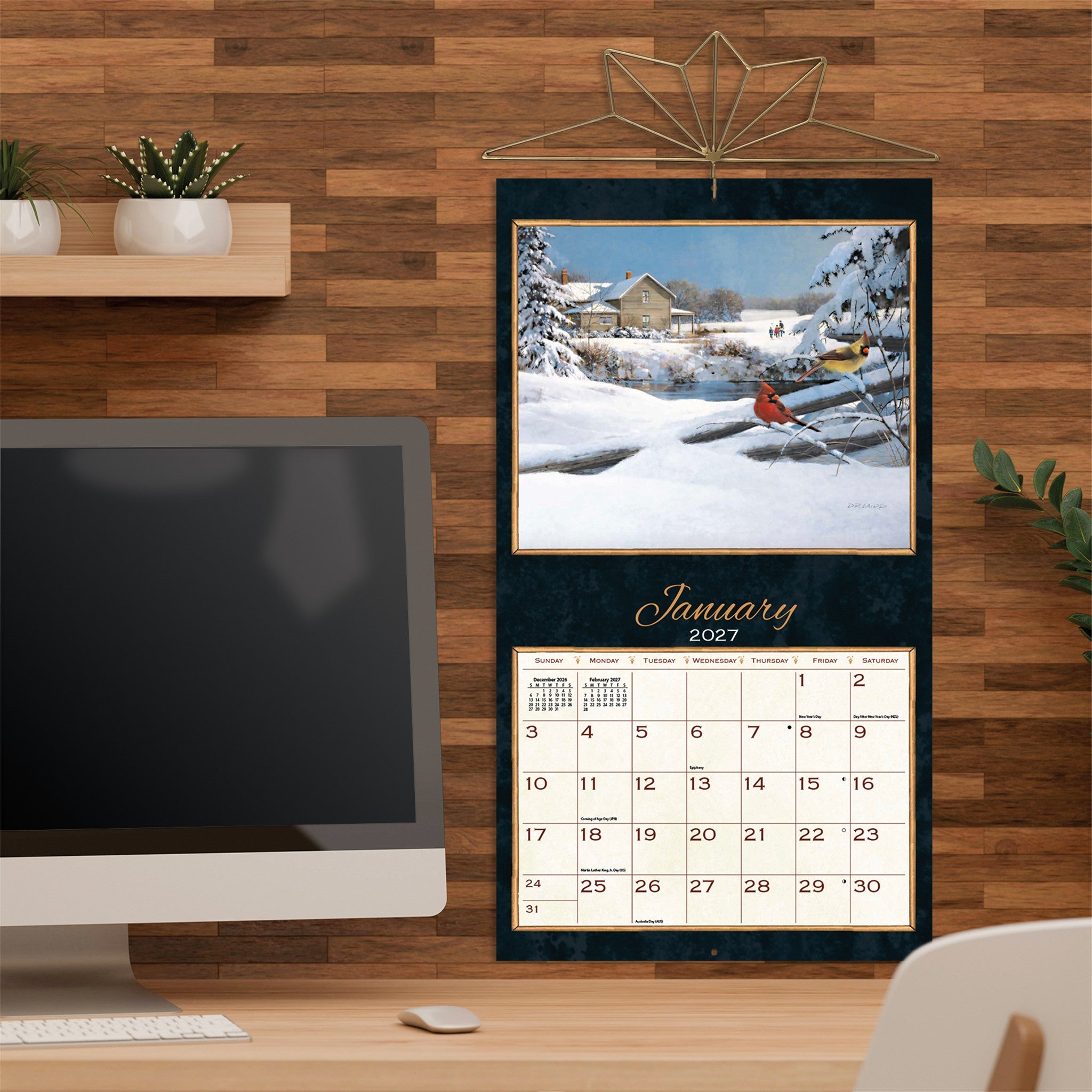 Treasured Times Special Edition with Print 2027 Wall Calendar