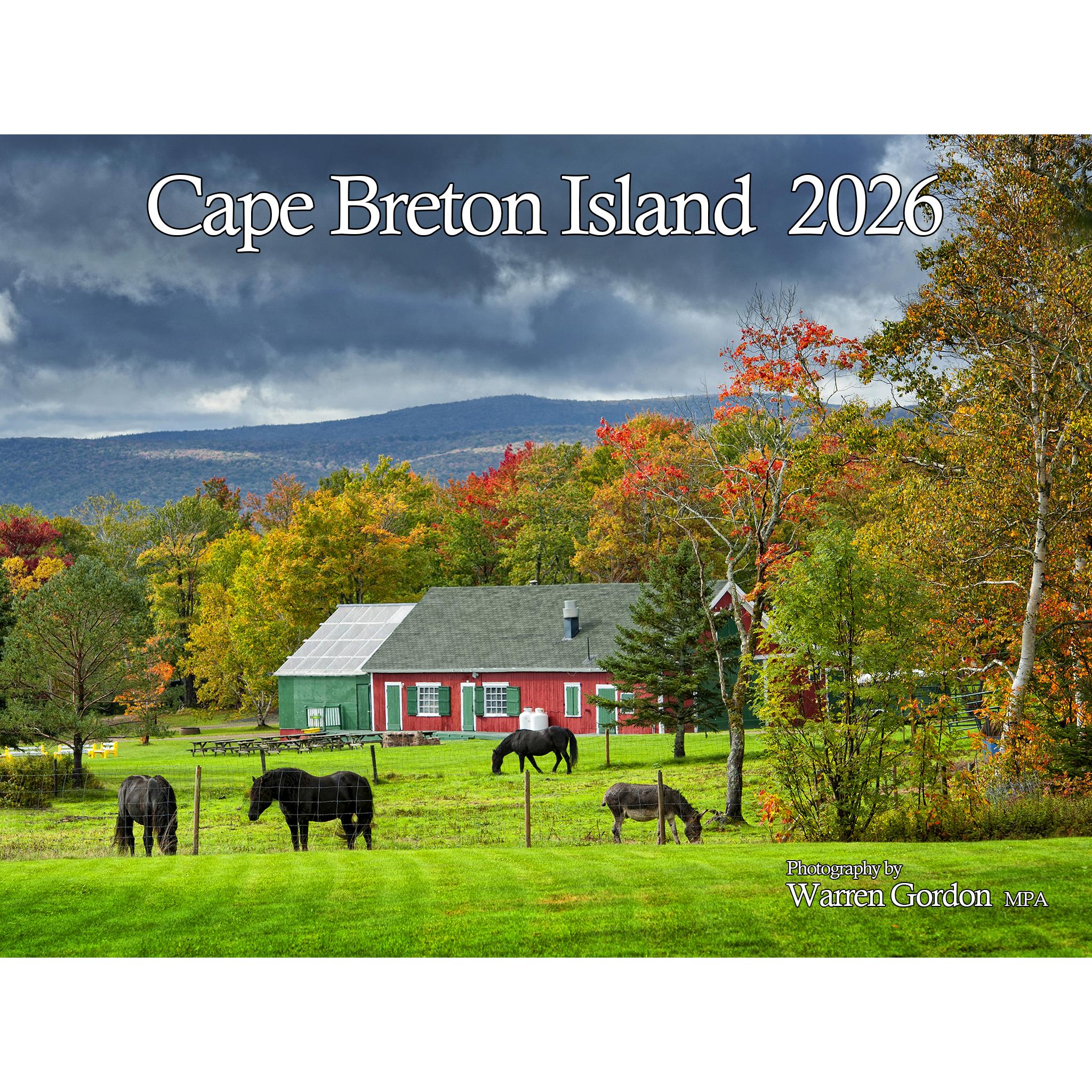 Cape Breton Wall 2026 Calendar