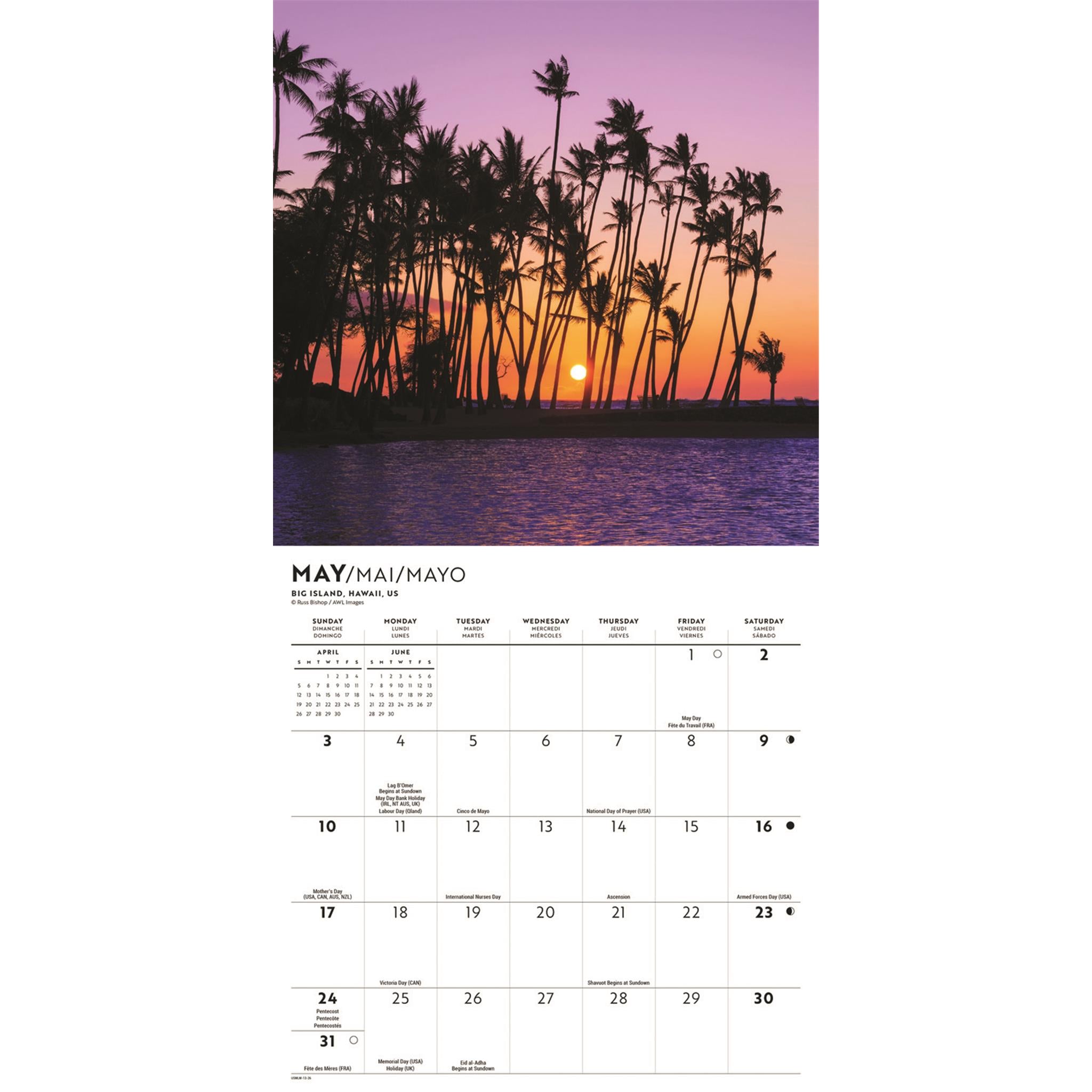 Mini-calendrier Île Paradis 2026