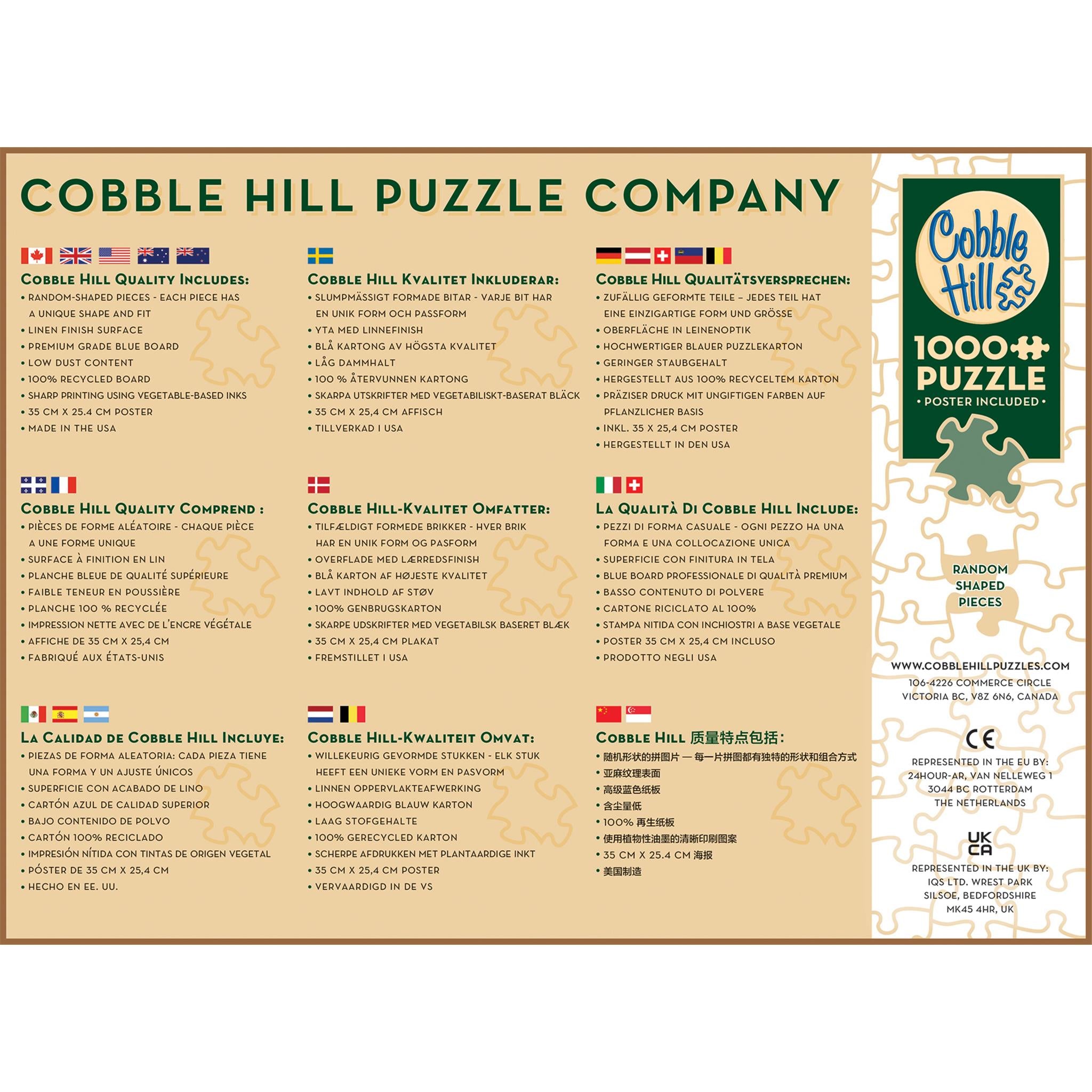 Journal de campagne : Puzzle d'été de 1000 pièces Cobble Hill