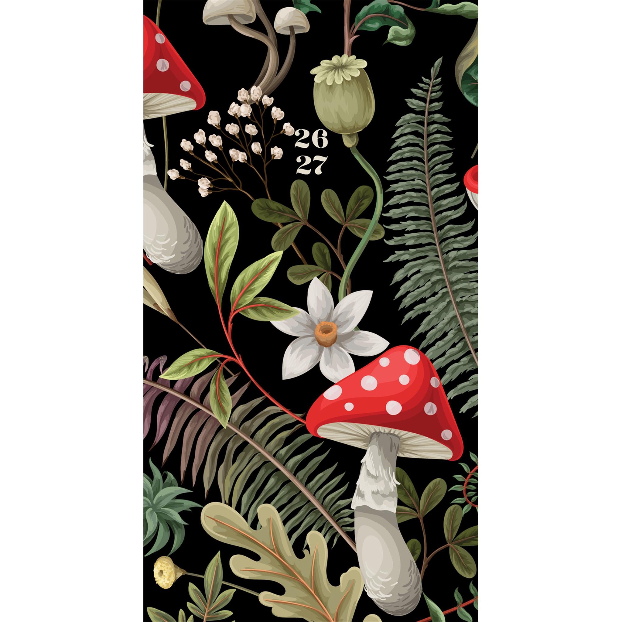 Agenda de poche Champignons 2026 sur 2 ans