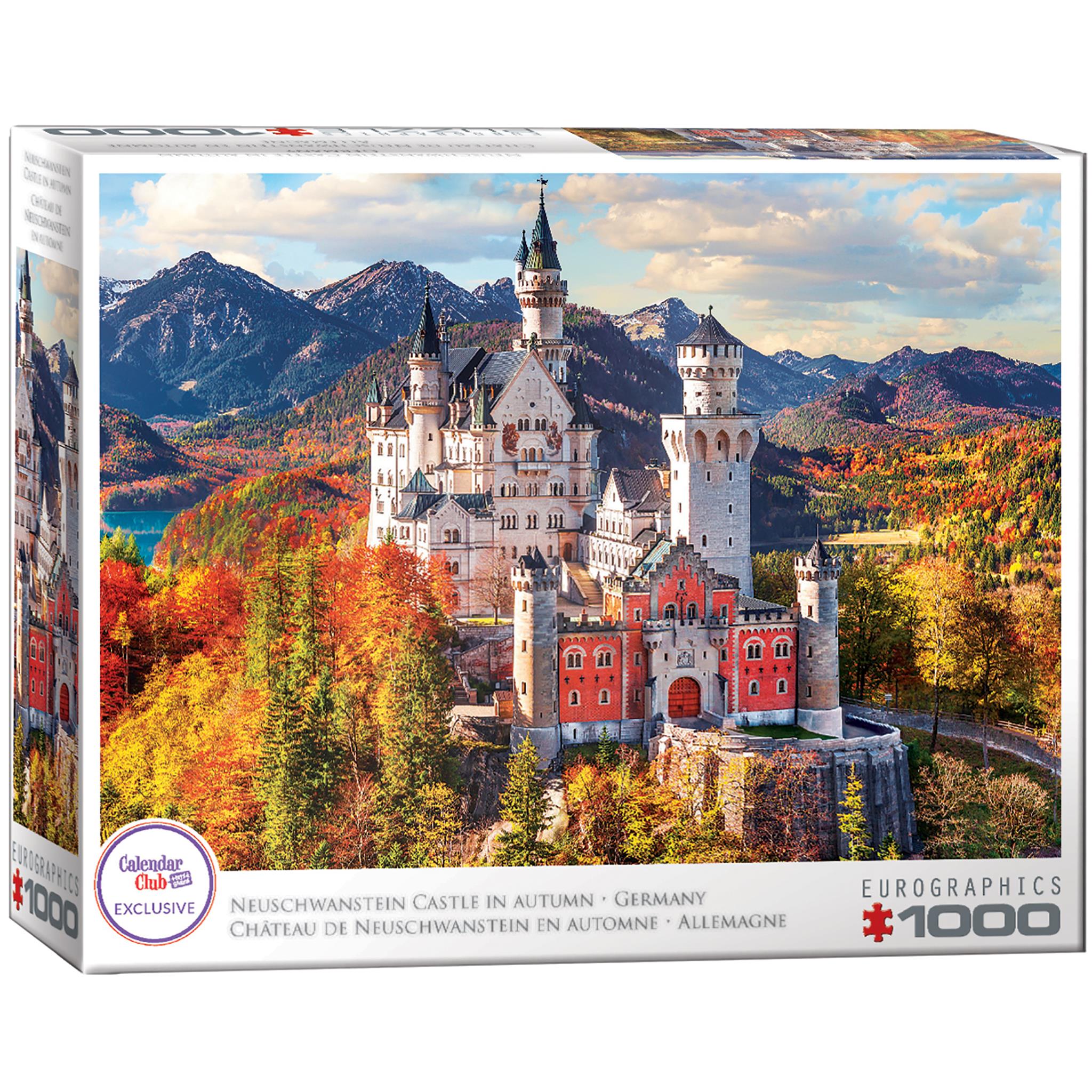 Neuschwanstein Castle in Autumn Exclusive 1000 Piece Puzzle