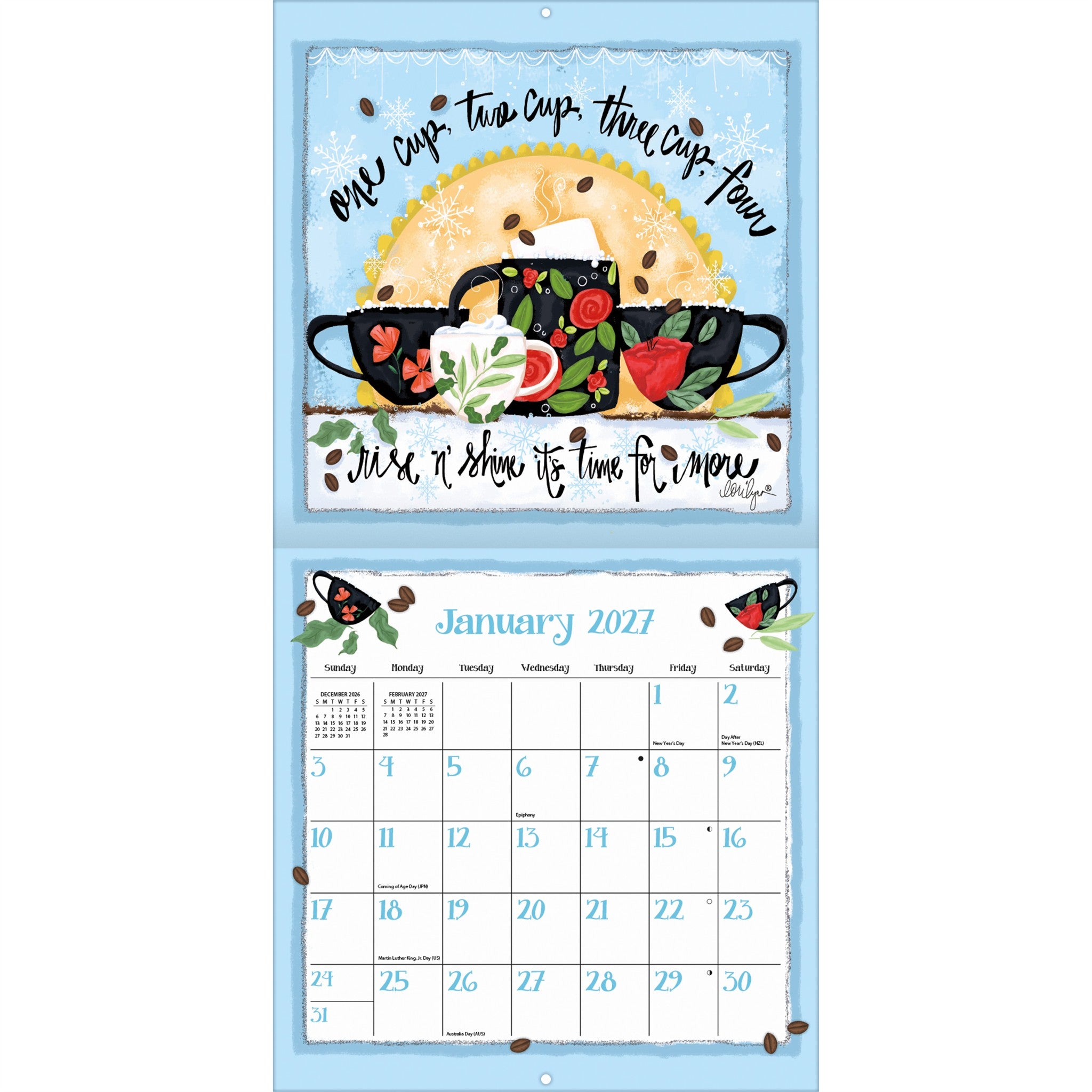 Java 2027 Wall Calendar
