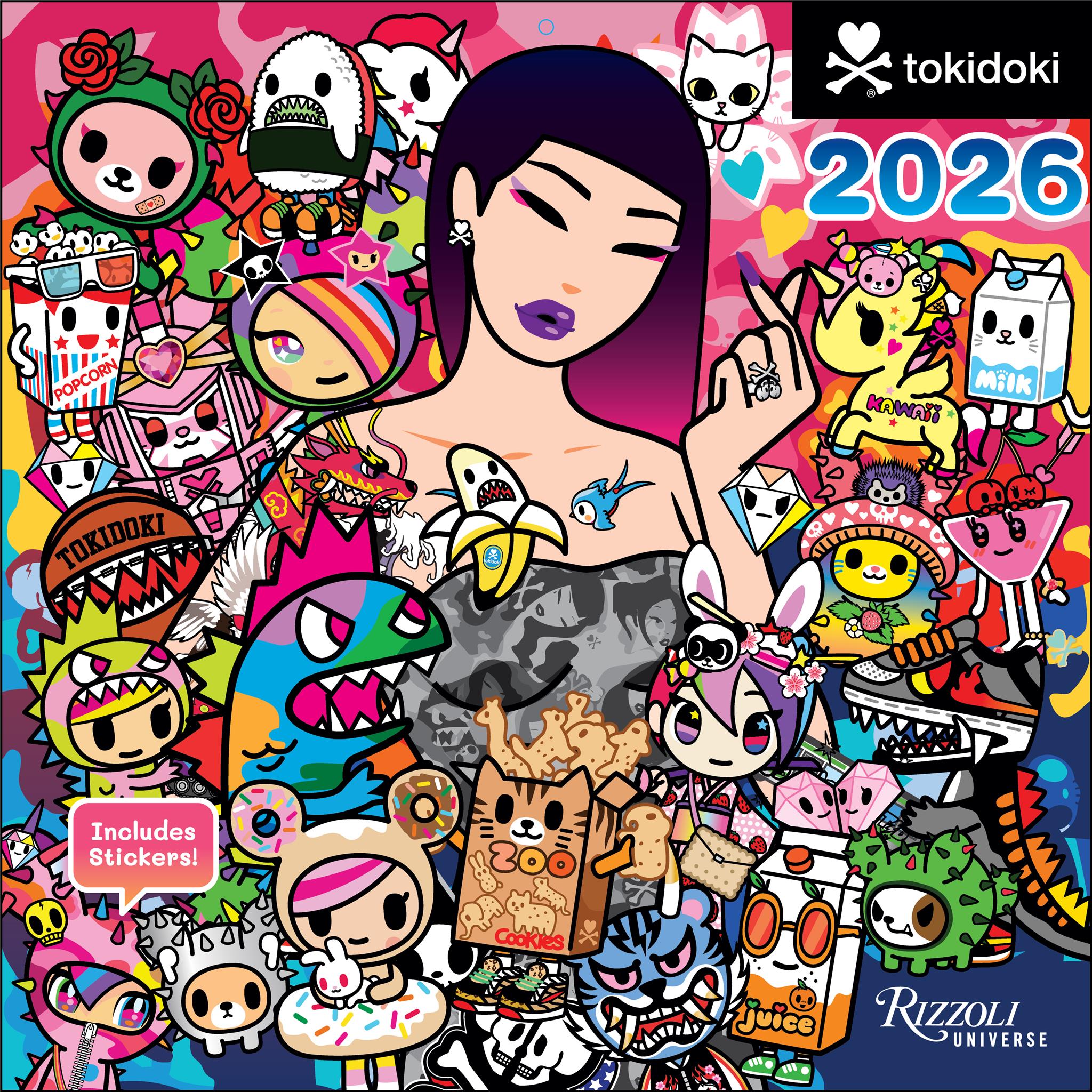 Calendrier mural Tokidoki 2026