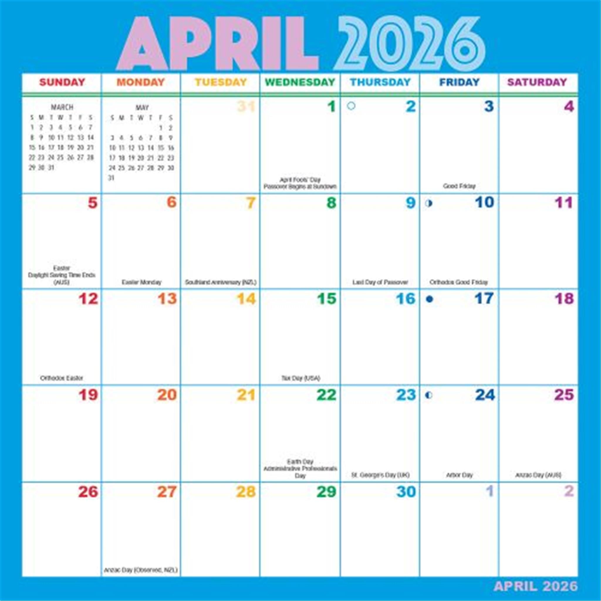 Rainbow Magic Grip 2025-2026 Exclusive Mini Calendar