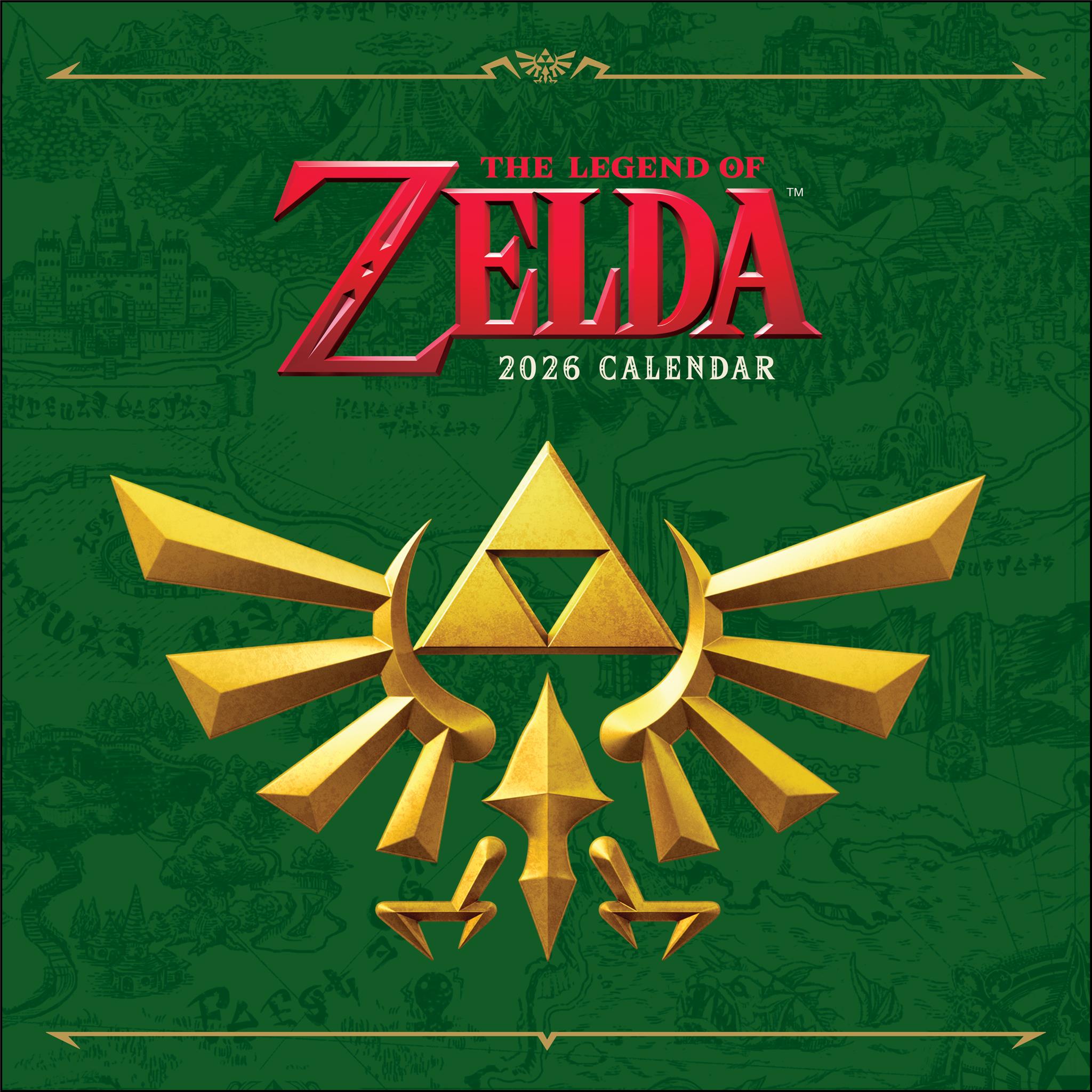 Calendrier mural Legend Of Zelda 2026