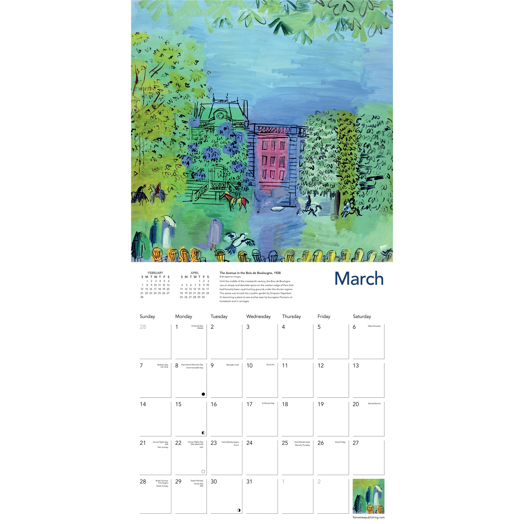 Raoul Dufy 2027 Wall Calendar - Online Only